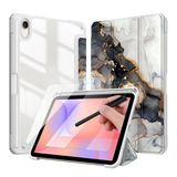 Capa Mármore Para Samsung S10 Lite 10.9 X400 + Vidro +caneta