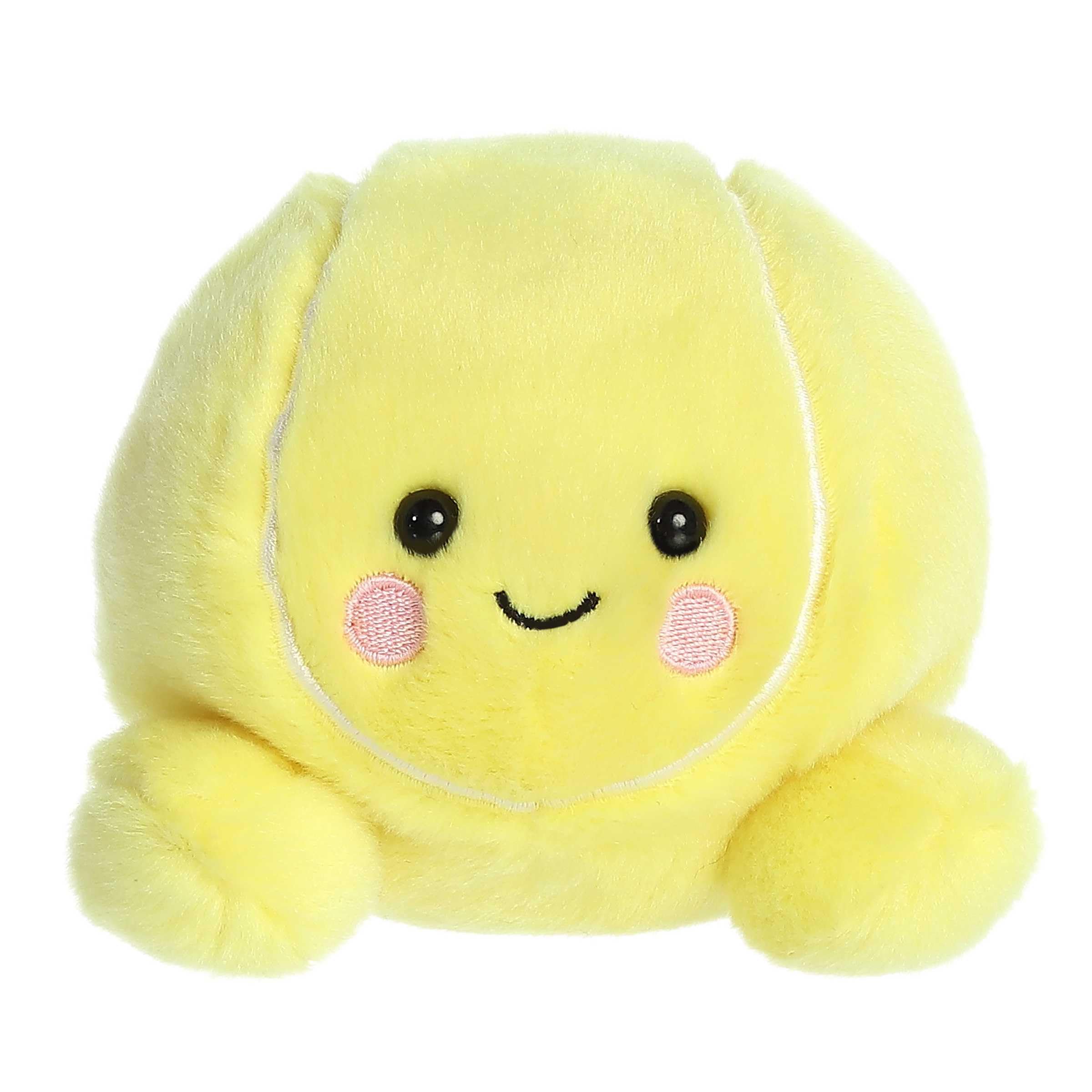 Bicho De Pelúcia Aurora Adorable Palm Pals Tennis Ace Yellow 12 Cm
