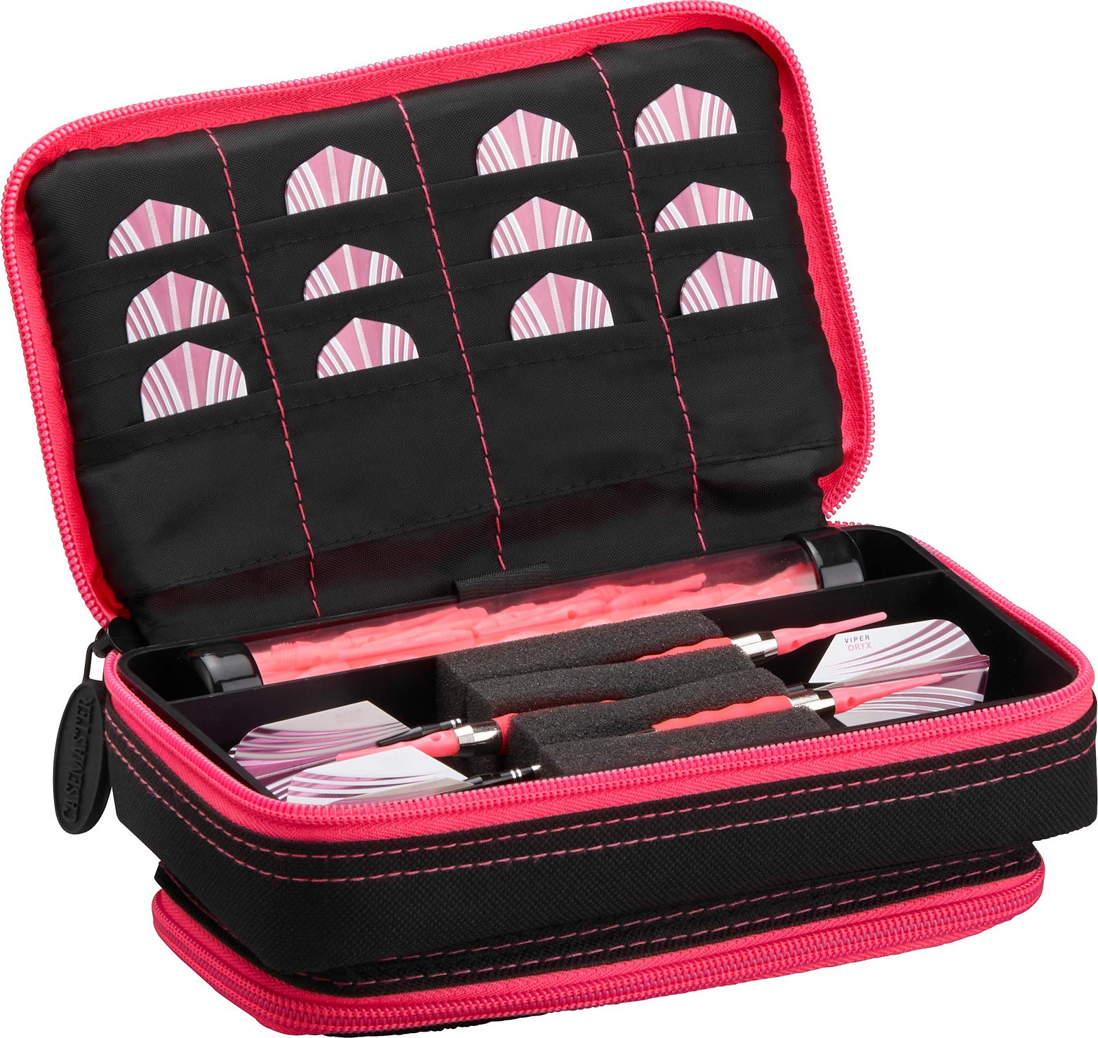 Capa Dart Casemaster Plazma Plus Preta Com Acabamento Rosa
