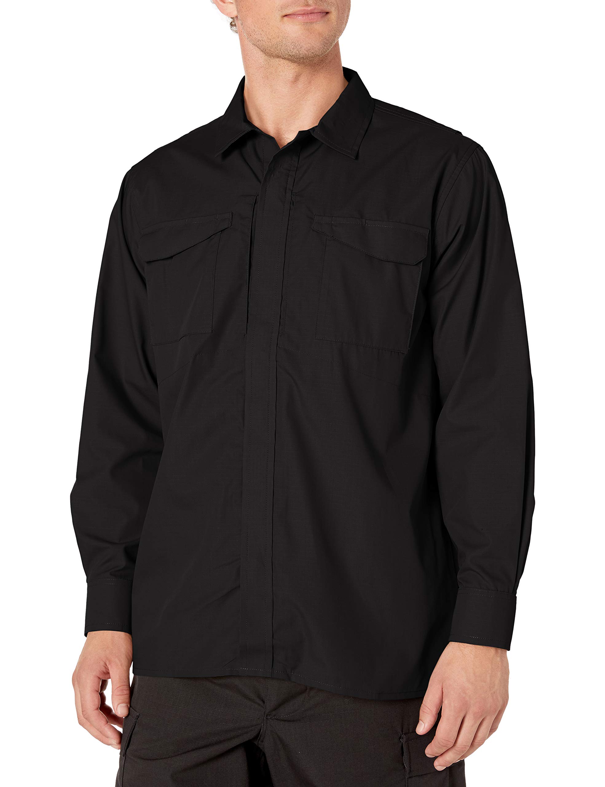 Camisa Tru-spec 24-7 1051005 Ultralight De Manga Comprida Preta L