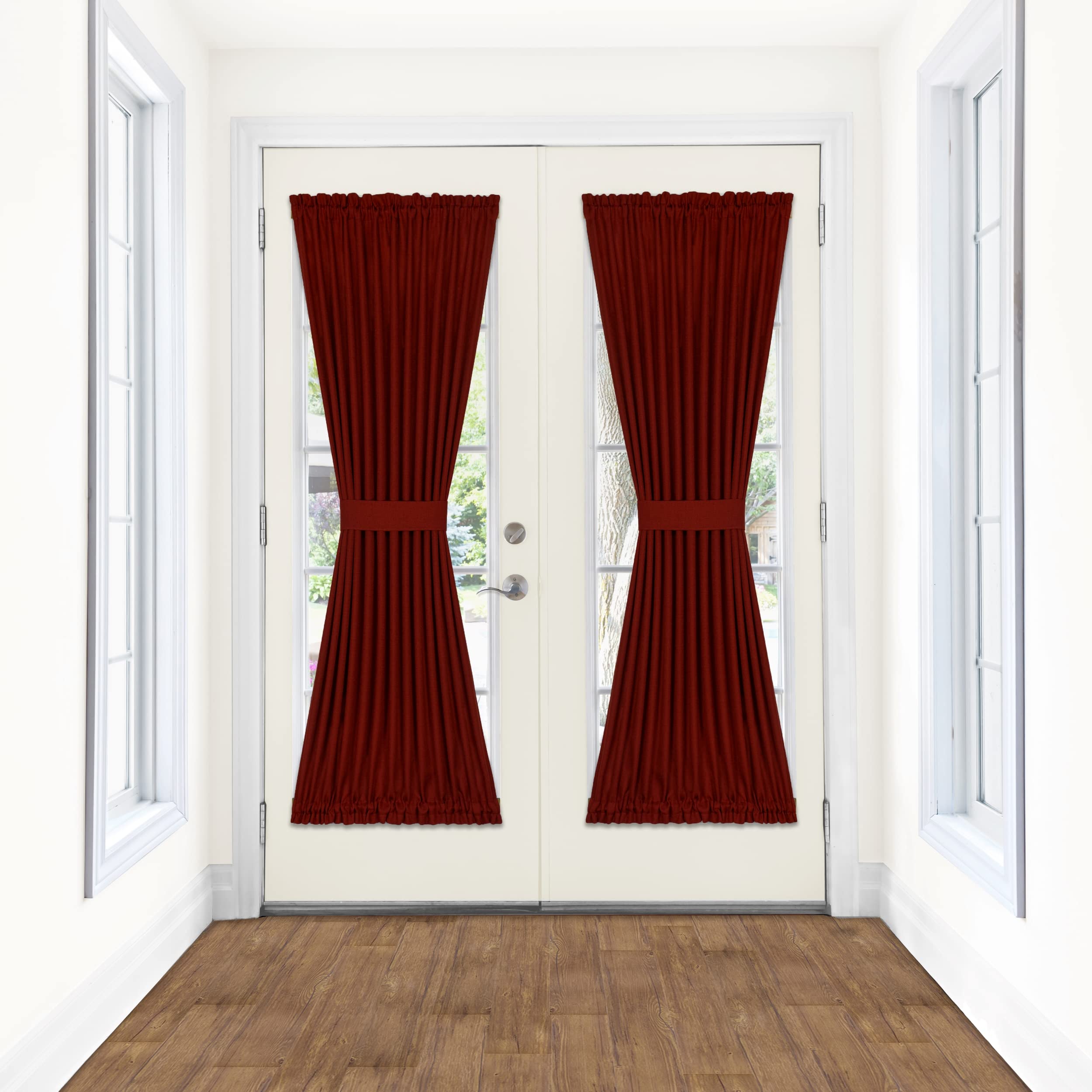 Cortina Achim Darcy Rod Pocket Door Panel 137x183cm Marsala
