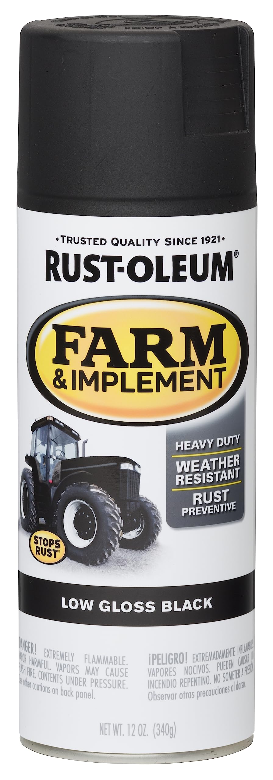 Tinta Spray Rust-oleum 280130 Low Gloss Black 340g