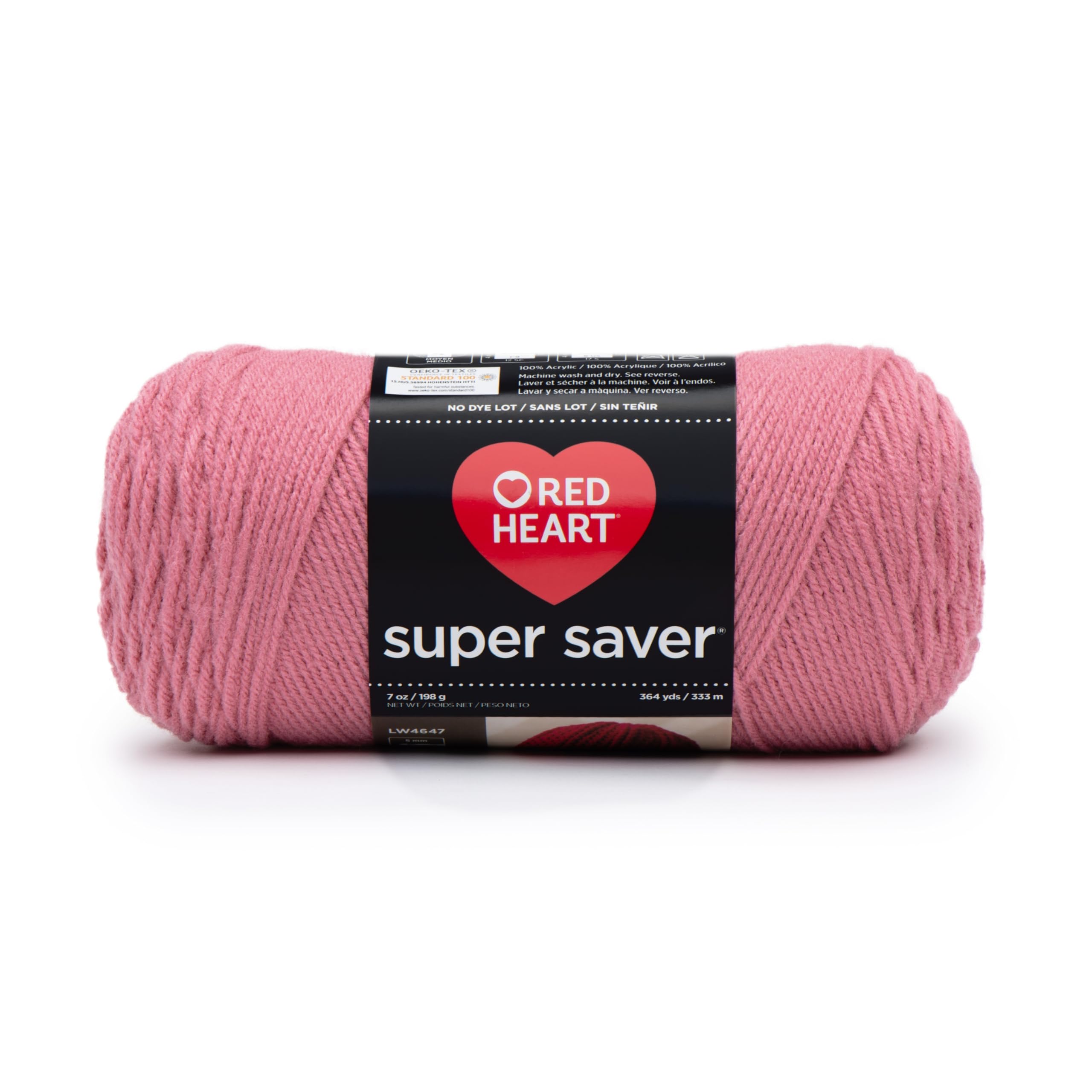 Fio Red Heart Super Saver Light Raspberry 364yds Acrílico