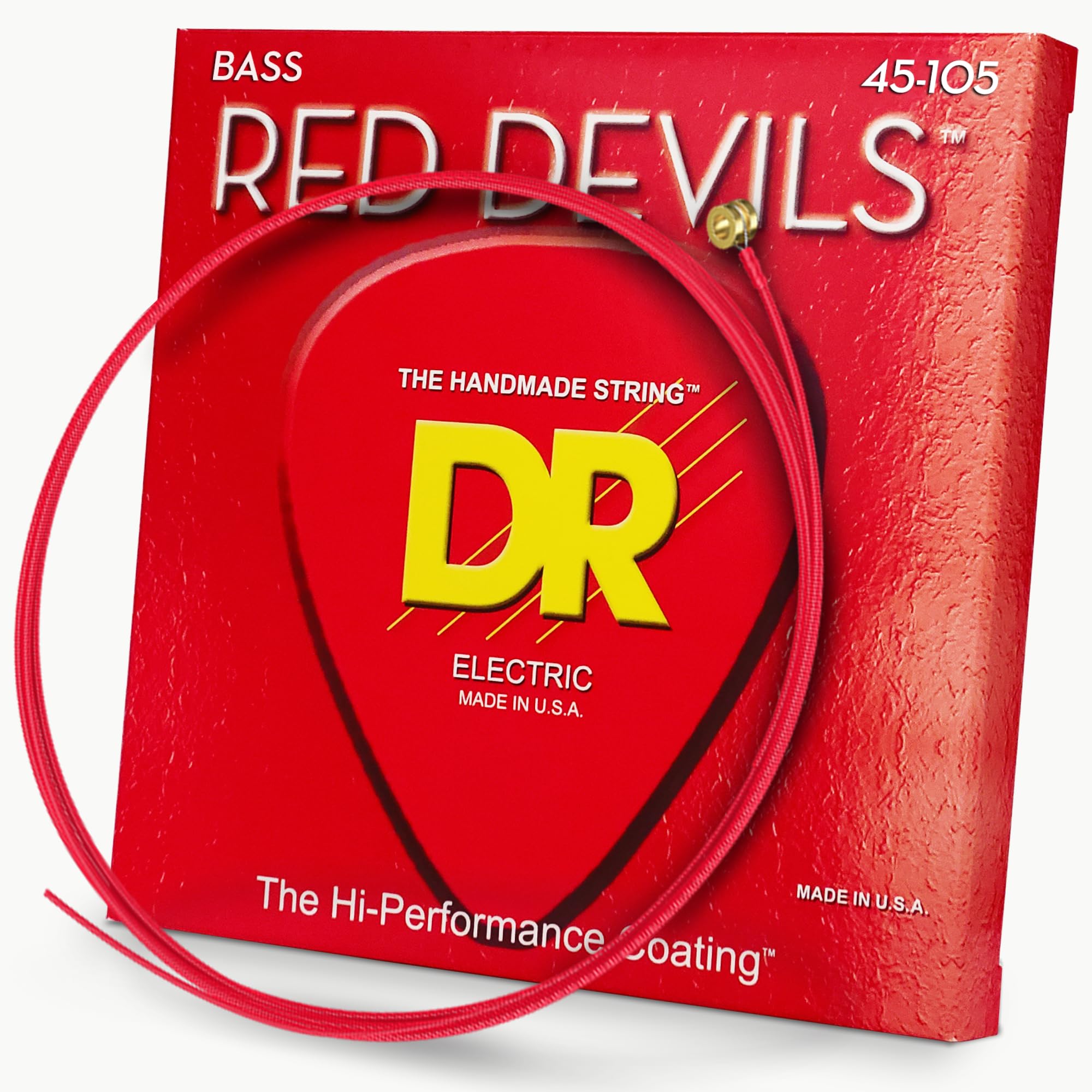 Cordas De Baixo Dr Strings Red Devils Extra-life 45-105