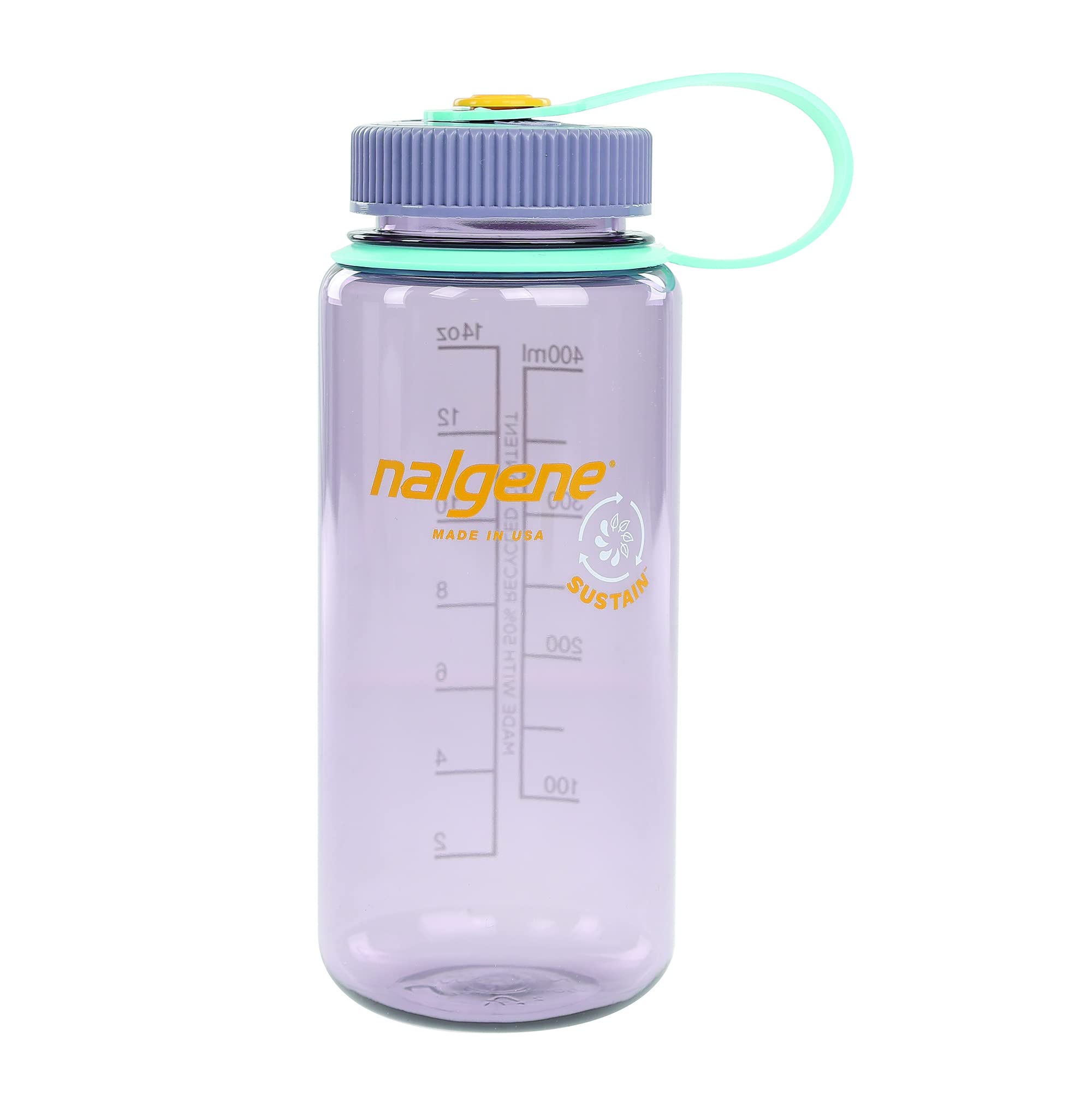 Garrafa De Água Nalgene Sustain Tritan 500ml De Beringela Sem Bpa