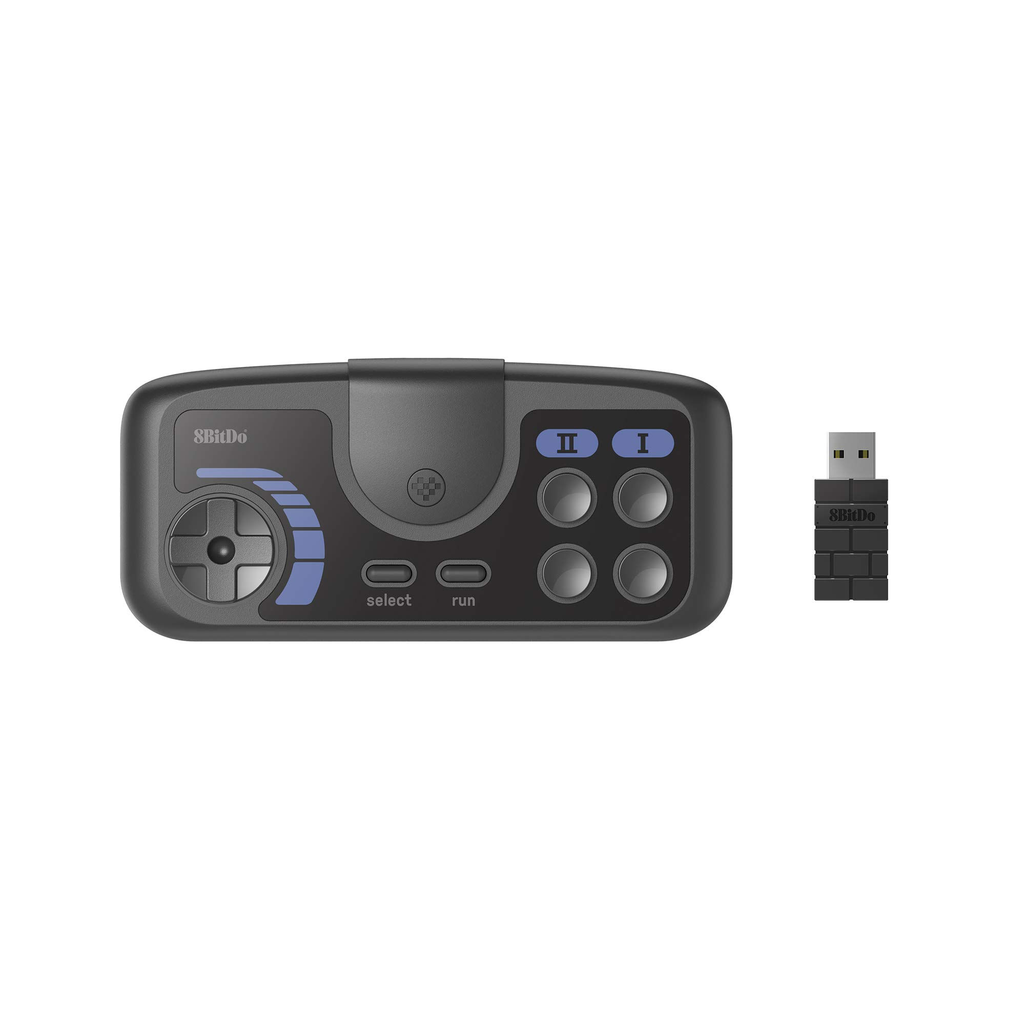 Gamepad 8BitDo PCE Core 2.4G Sem Fio Para PC Engine Mini