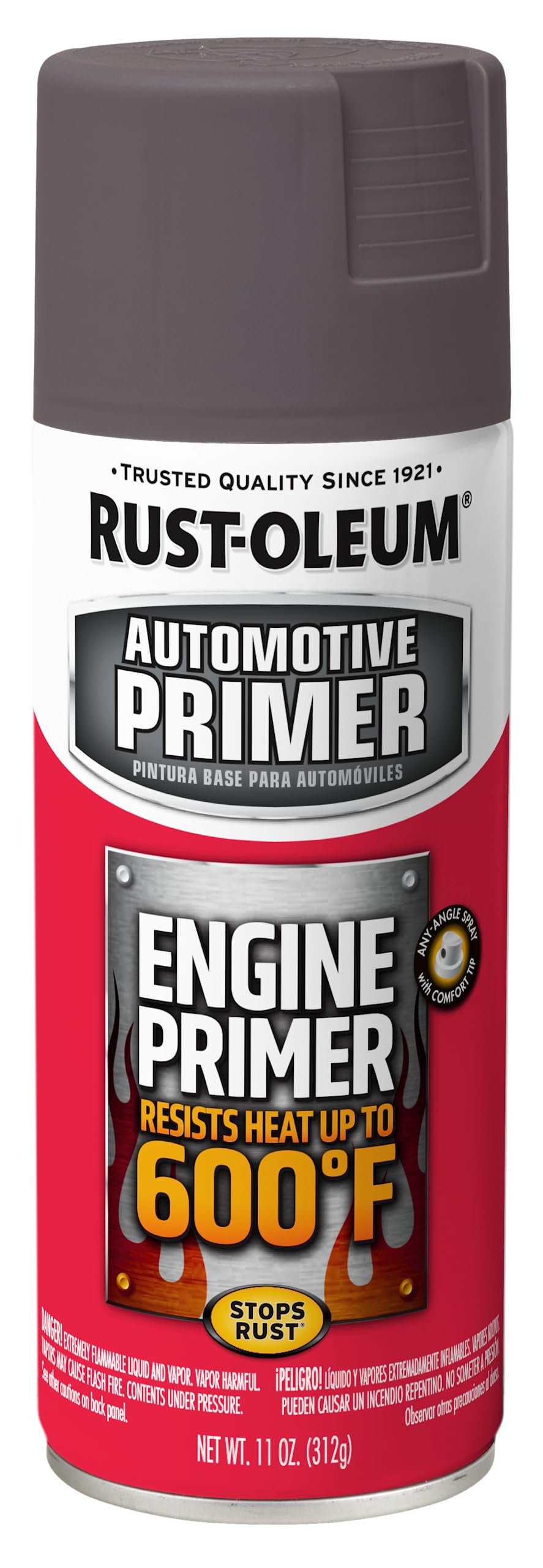 Pintura Em Spray Rust-oleum Engine Enamel Flat Grey Primer 325 Ml