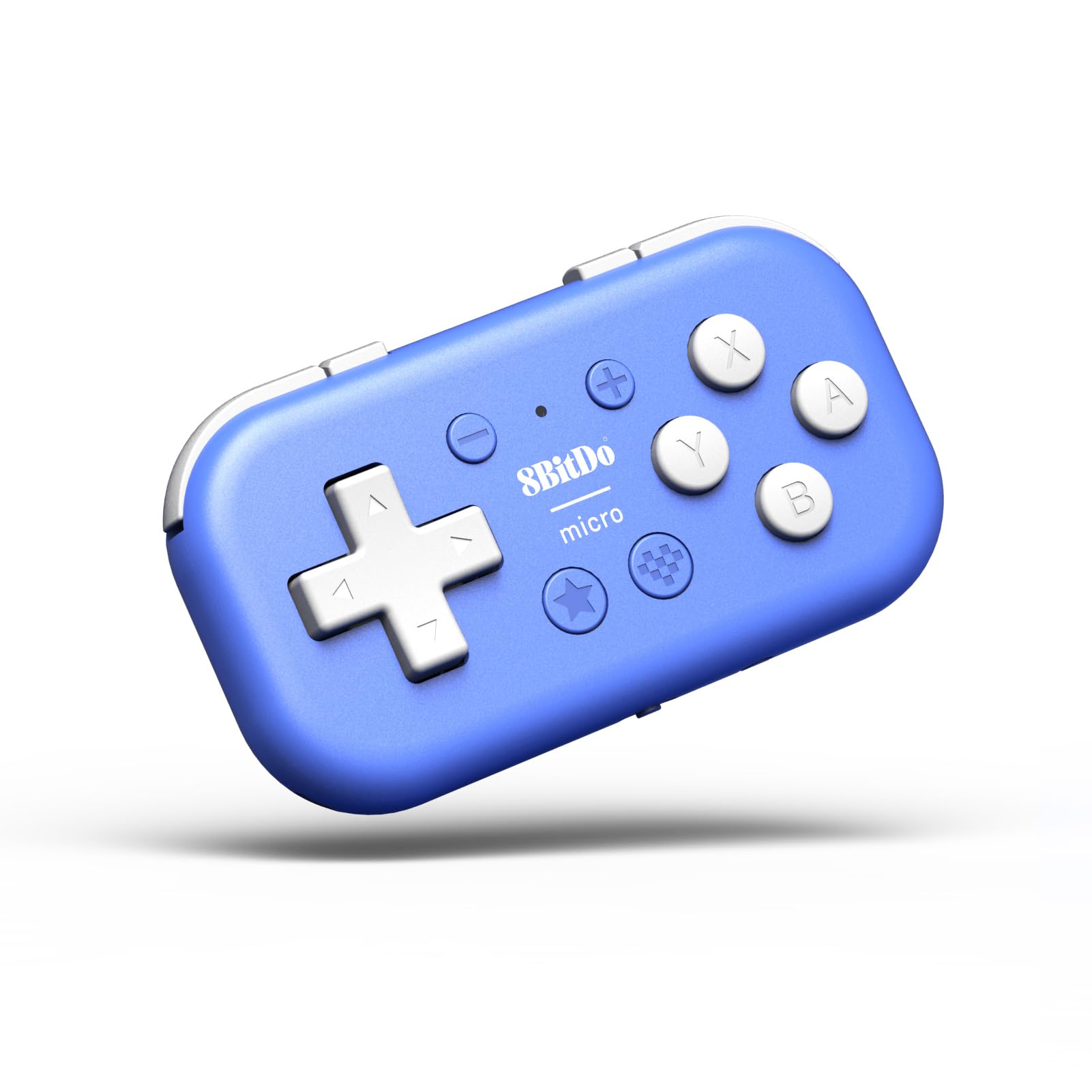 Gamepad 8BitDo Micro Bluetooth De Tamanho De Bolso Para Switch Blue