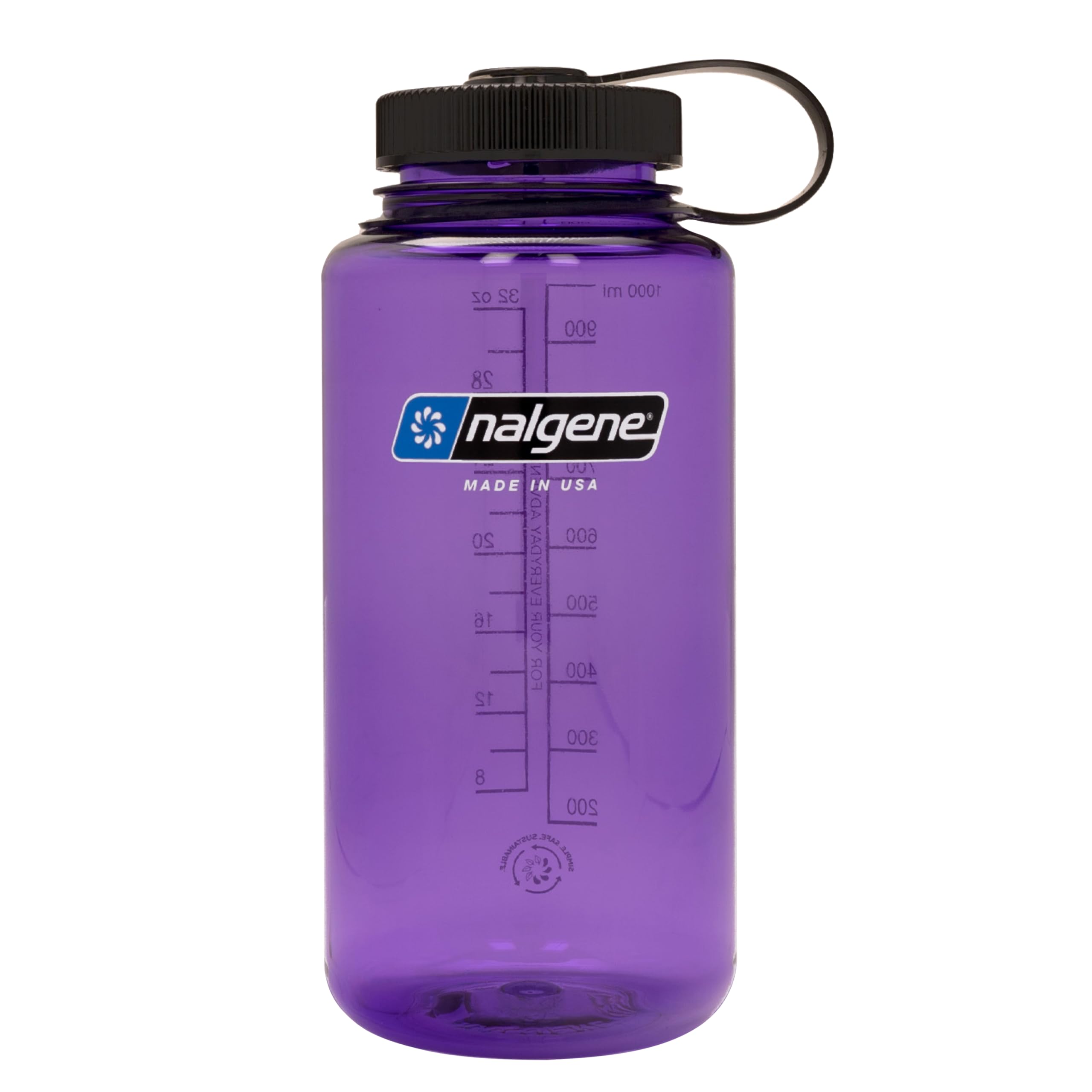 Garrafa De Água Nalgene Sustain Tritan Sem BPA 946 Ml Roxa