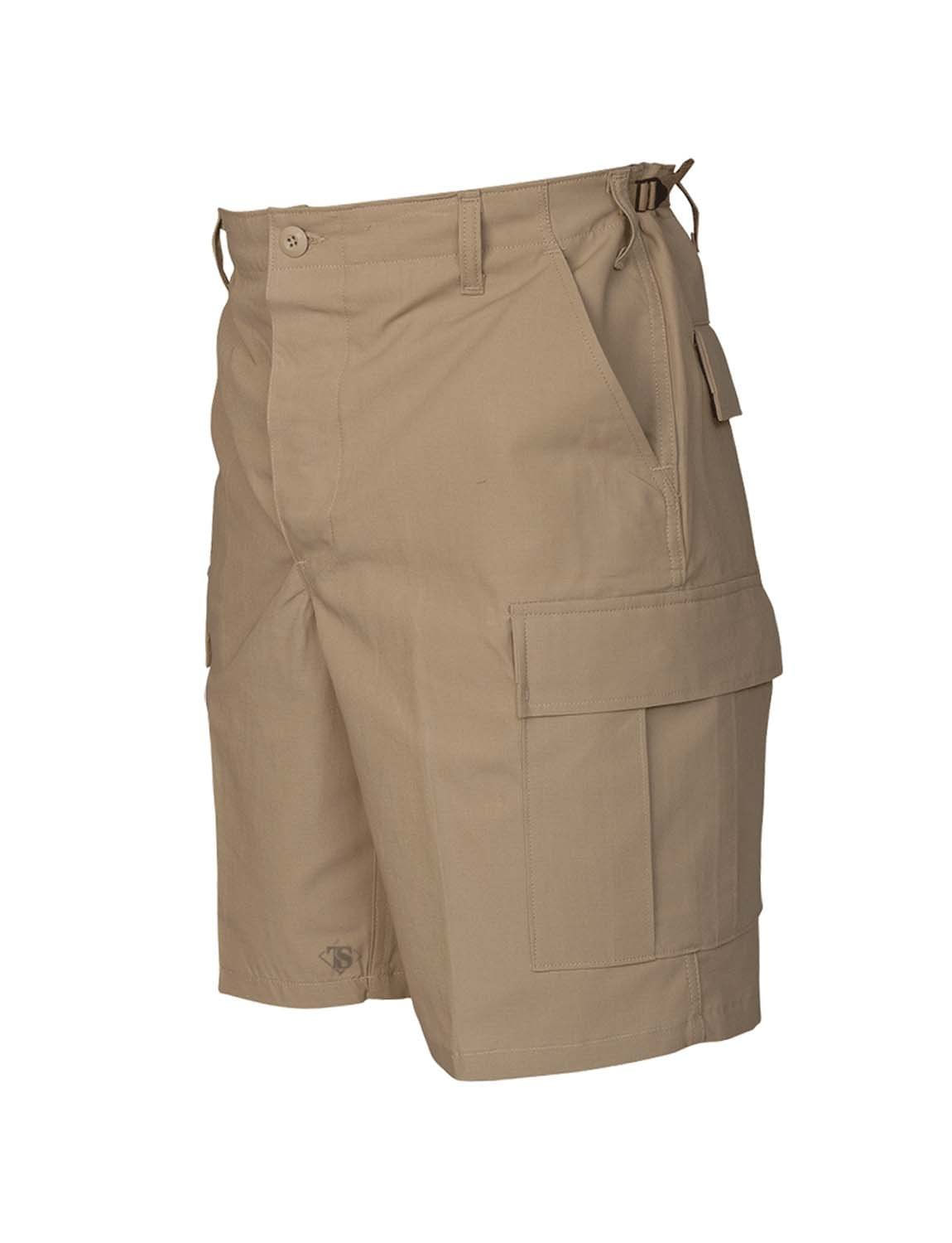 Shorts Cargo De Utilidad Tru-spec 100% Algodón Rip-stop Caqui