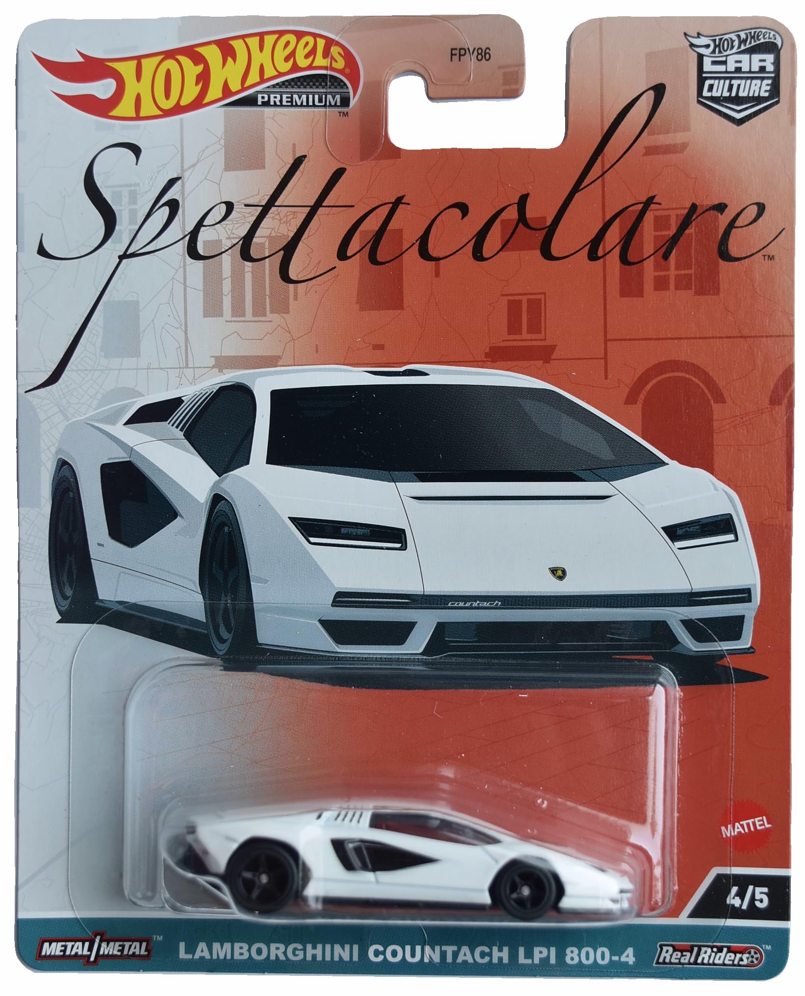 Carro Fundido Hot Wheels Lamborghini Countach Lpi 800-4 1:64