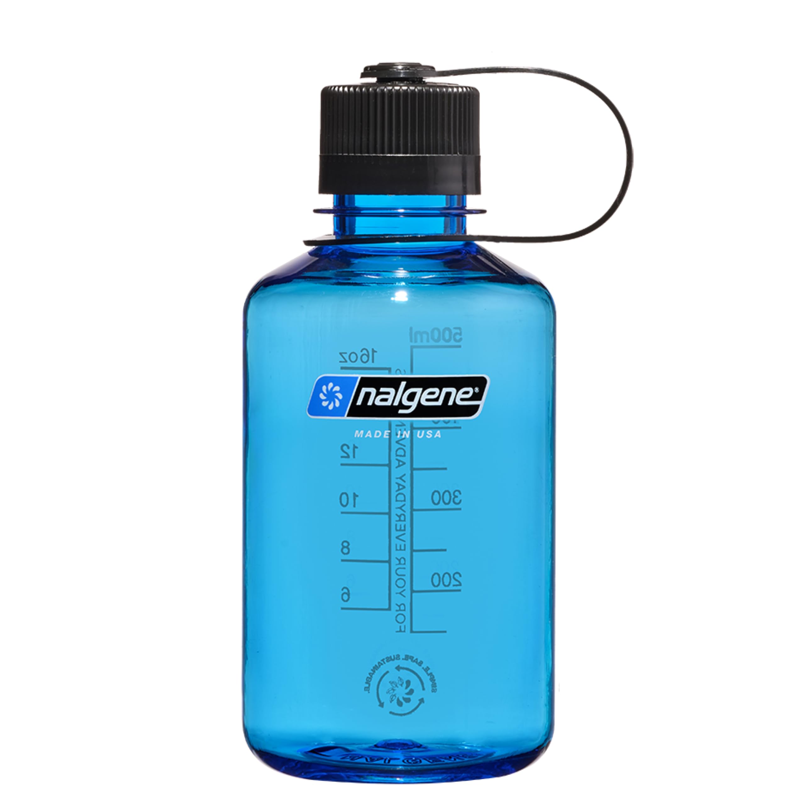 Garrafa De Água Nalgene Sustain Tritan Sem Bpa 500 Ml Azul Ardósia