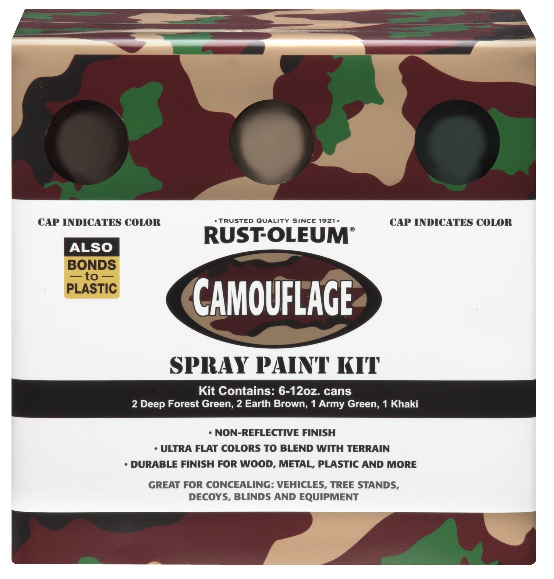 Tinta Spray Rust-oleum Specialty Camouflage 354 Ml, Pacote Com 6