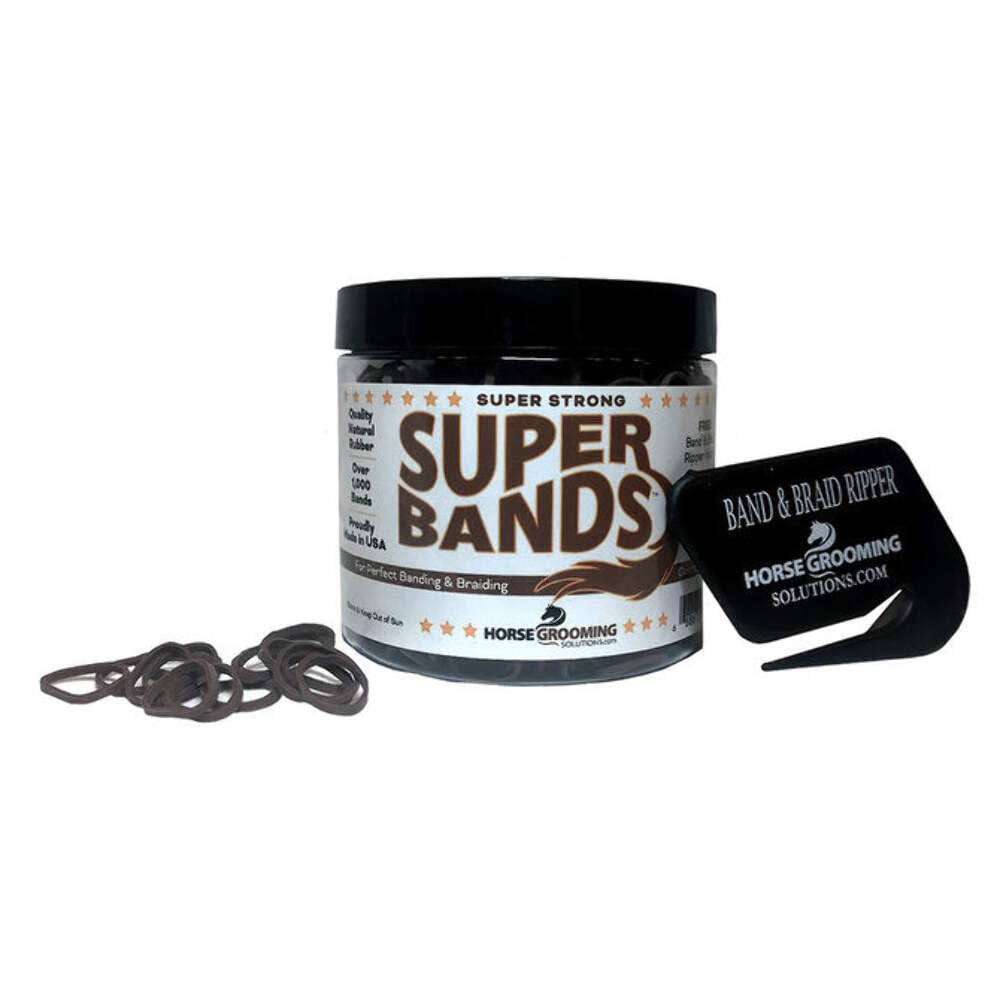 Produto Para O Cuidado Do Cabelo Super Bands Brown 113g Healthy Haircare