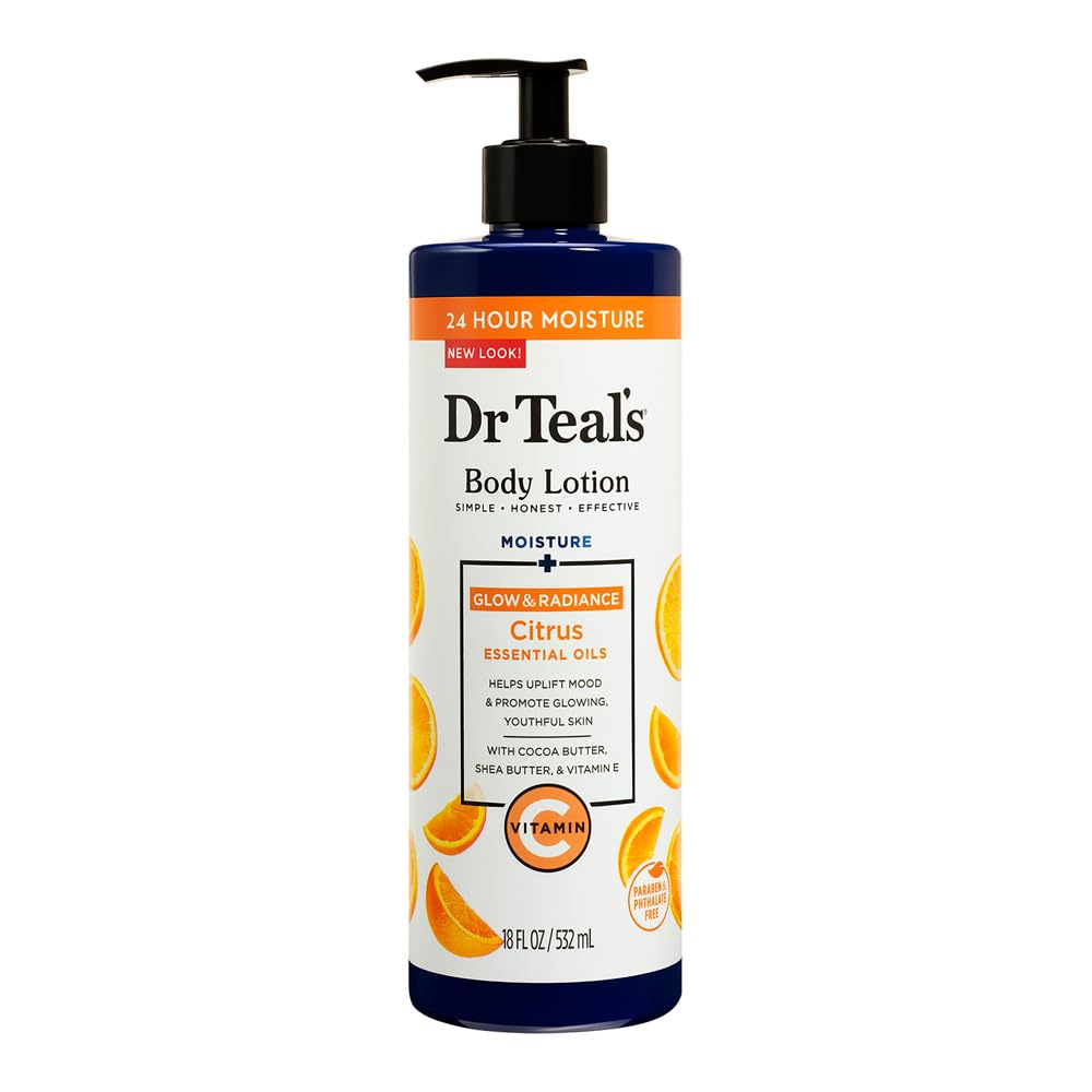 Loção Corporal Dr. Teal's Moisture Plus Radiant Citrus 532ml