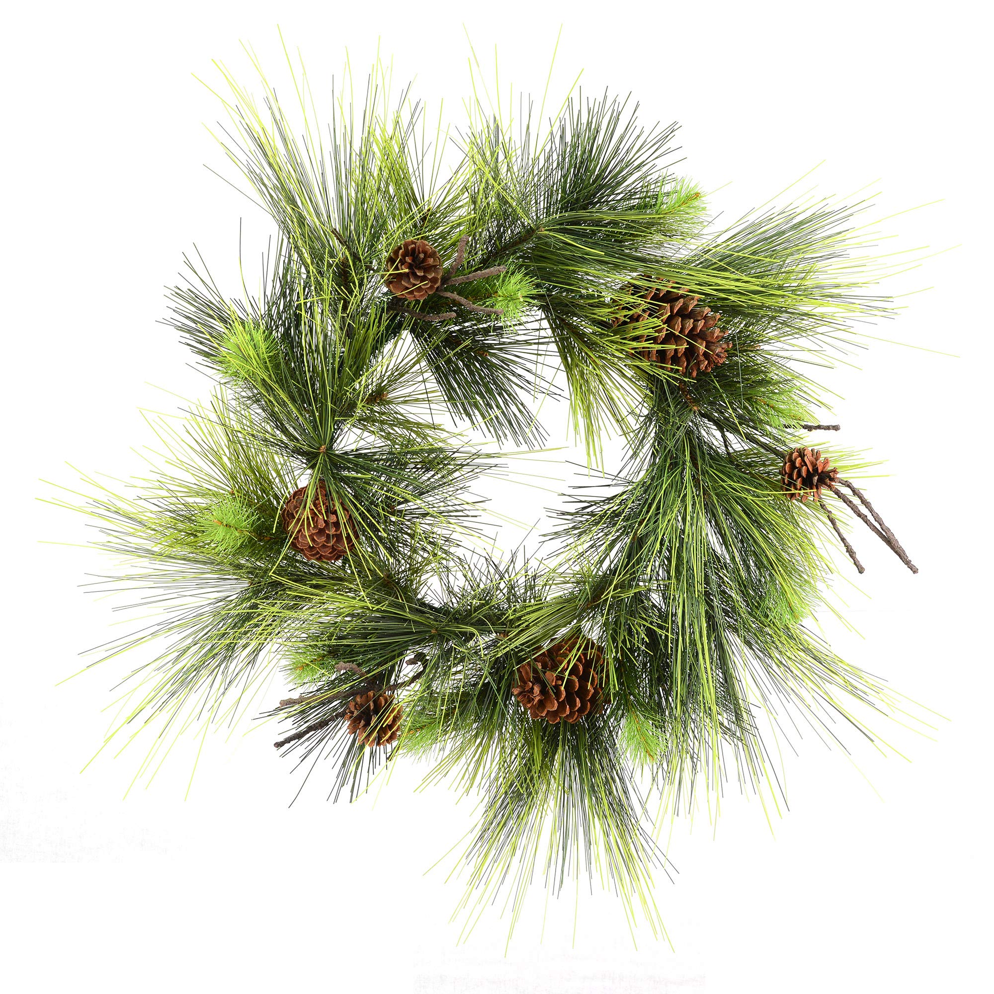 Corona De Navidad Vickerman Boulder Pine 24 Cm Sin Iluminación Para Interior