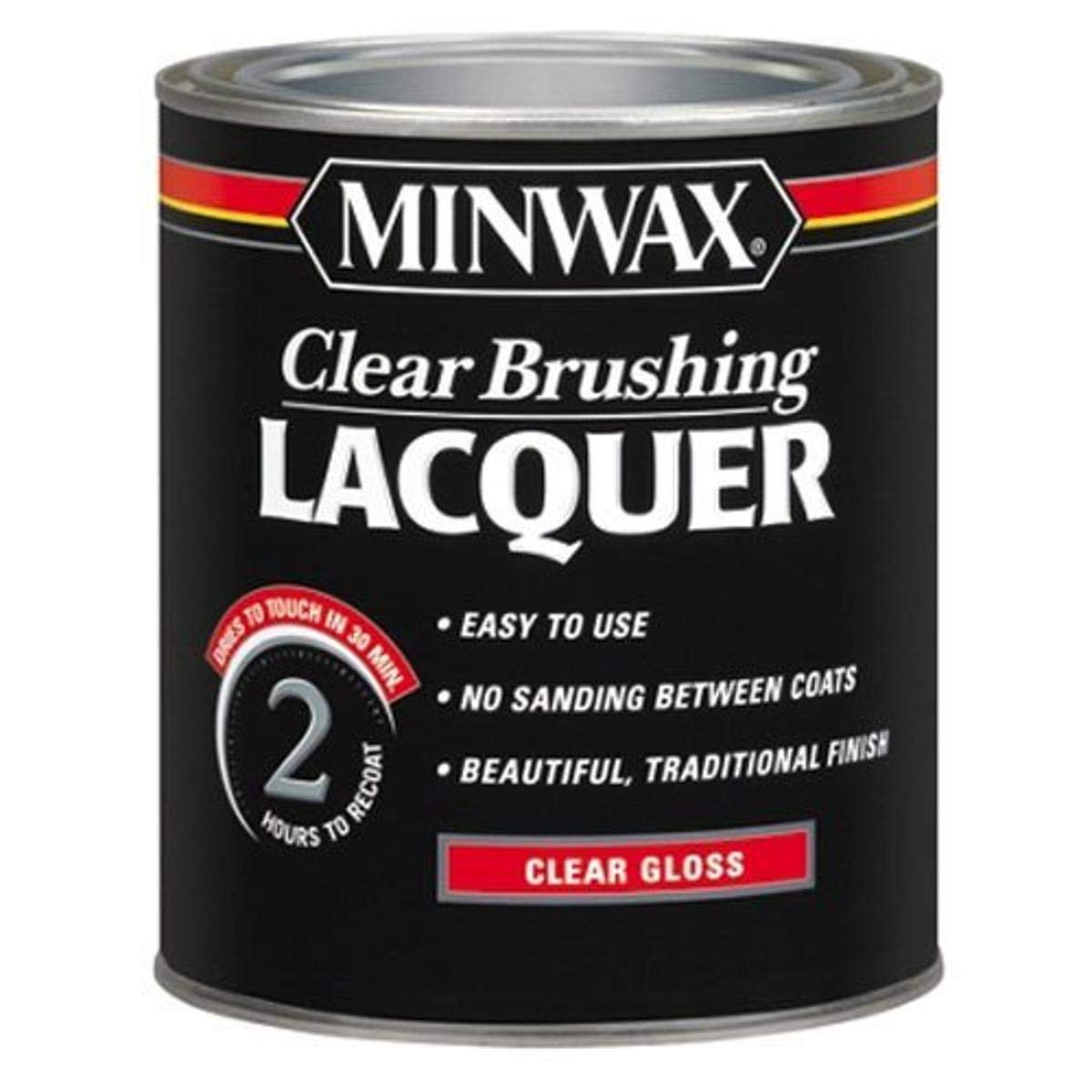 Escova De Laca Minwax 155000000 Clear 946ml Para Carpintaria