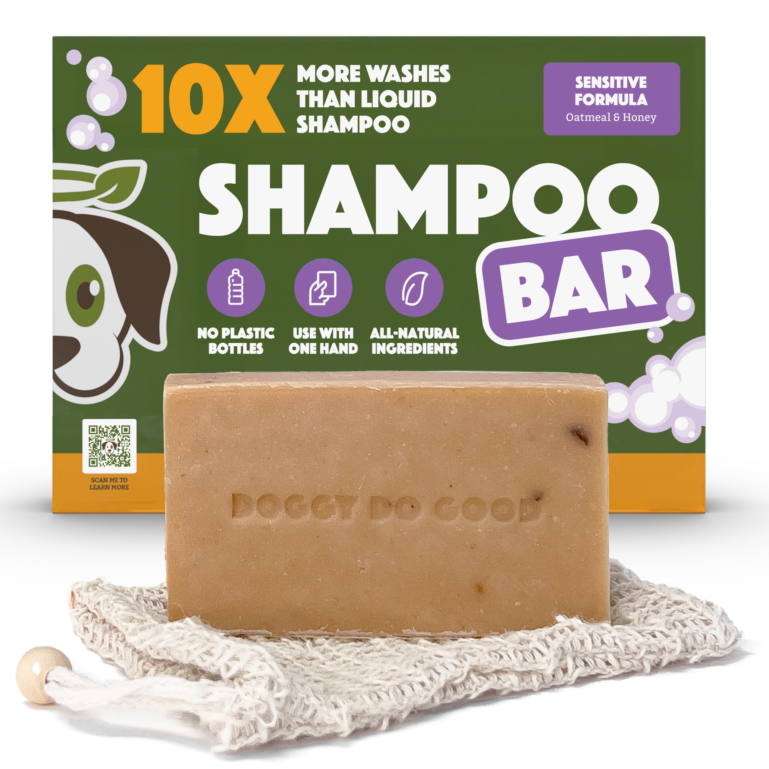 Shampoo Bar Doggy Do Good, Alívio Da Pele Sensível E Coceira, 900 Ml