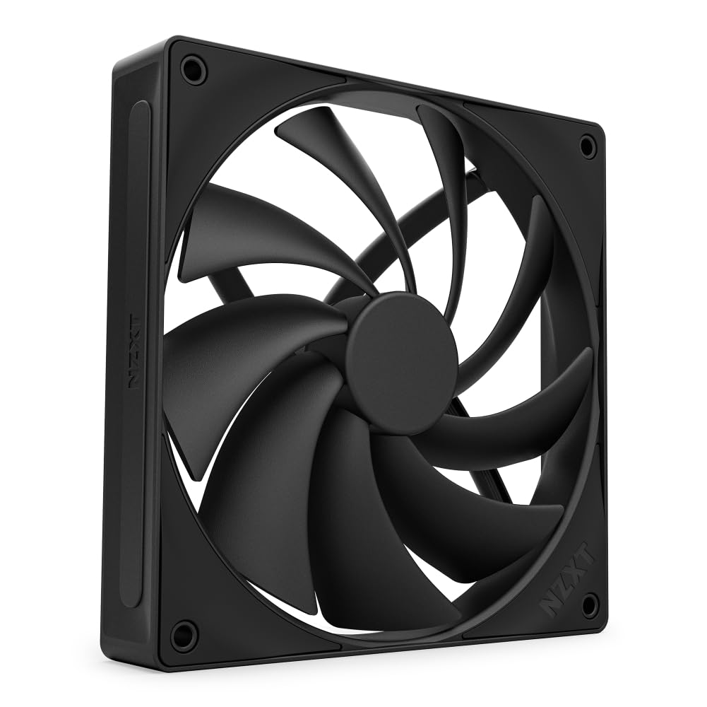 Ventilador NZXT F140Q 140 mm Quiet Airflow Single Black