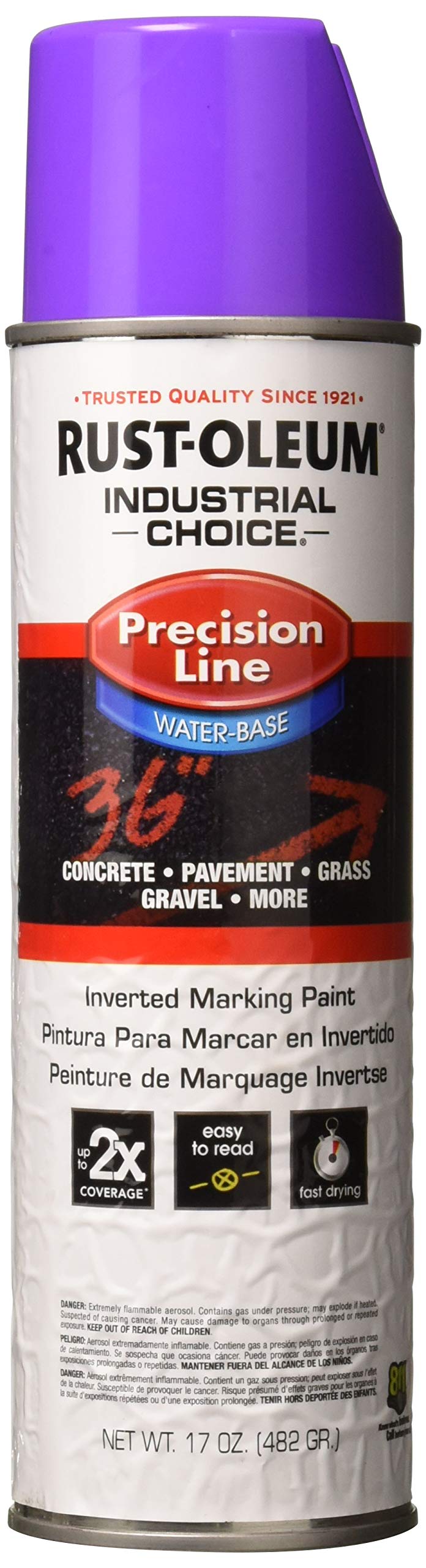Spray De Marcação Rust-oleum 1869838 Roxo Fluorescente 500ml