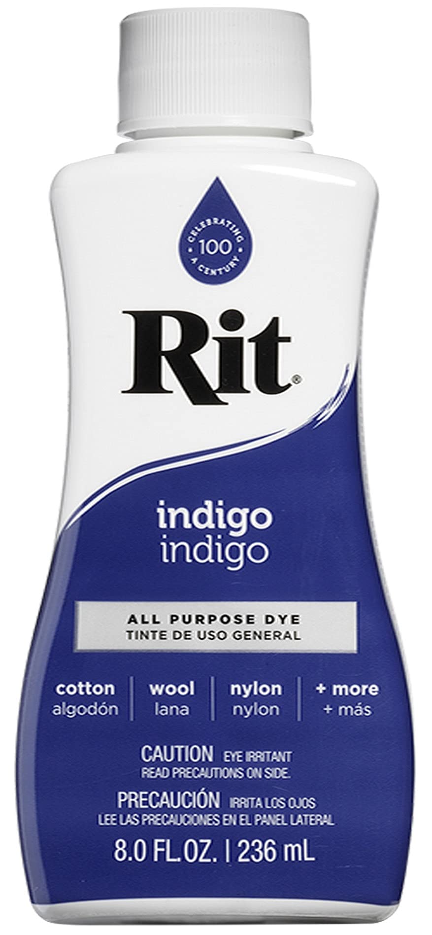 Liquid Dye Rit All-purpose Indigo Para Tecidos E Muito Mais