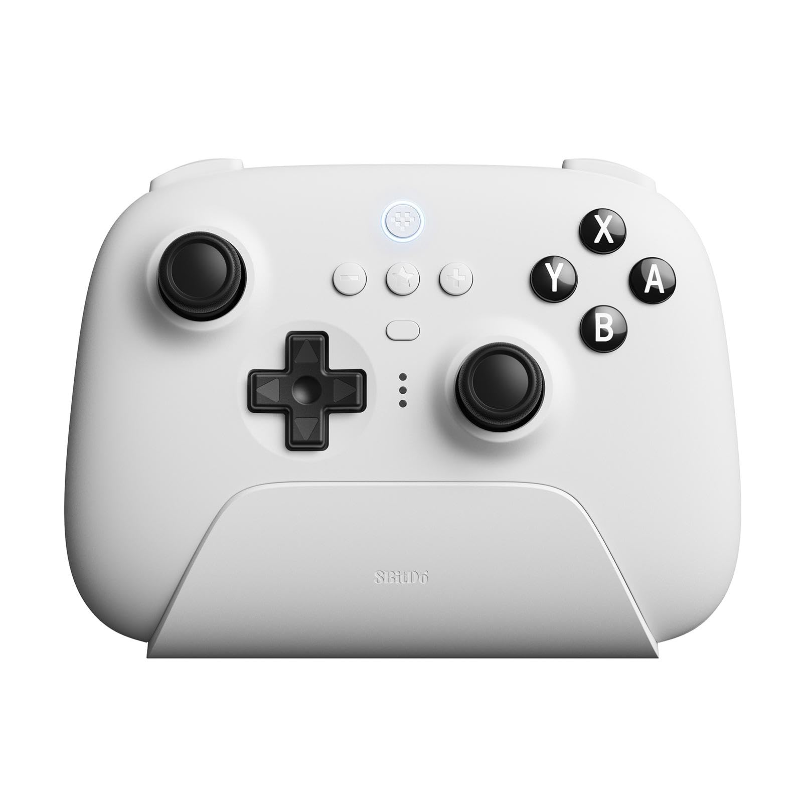 Controlador Bluetooth 8Bitdo Ultimate Com Base De Carregamento Branca