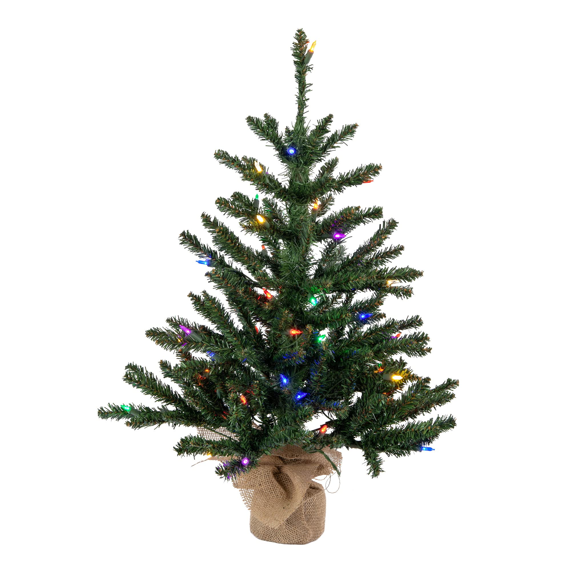 Árbol De Navidad Vickerman Anoka Pine 30 Cm Con Luces Led