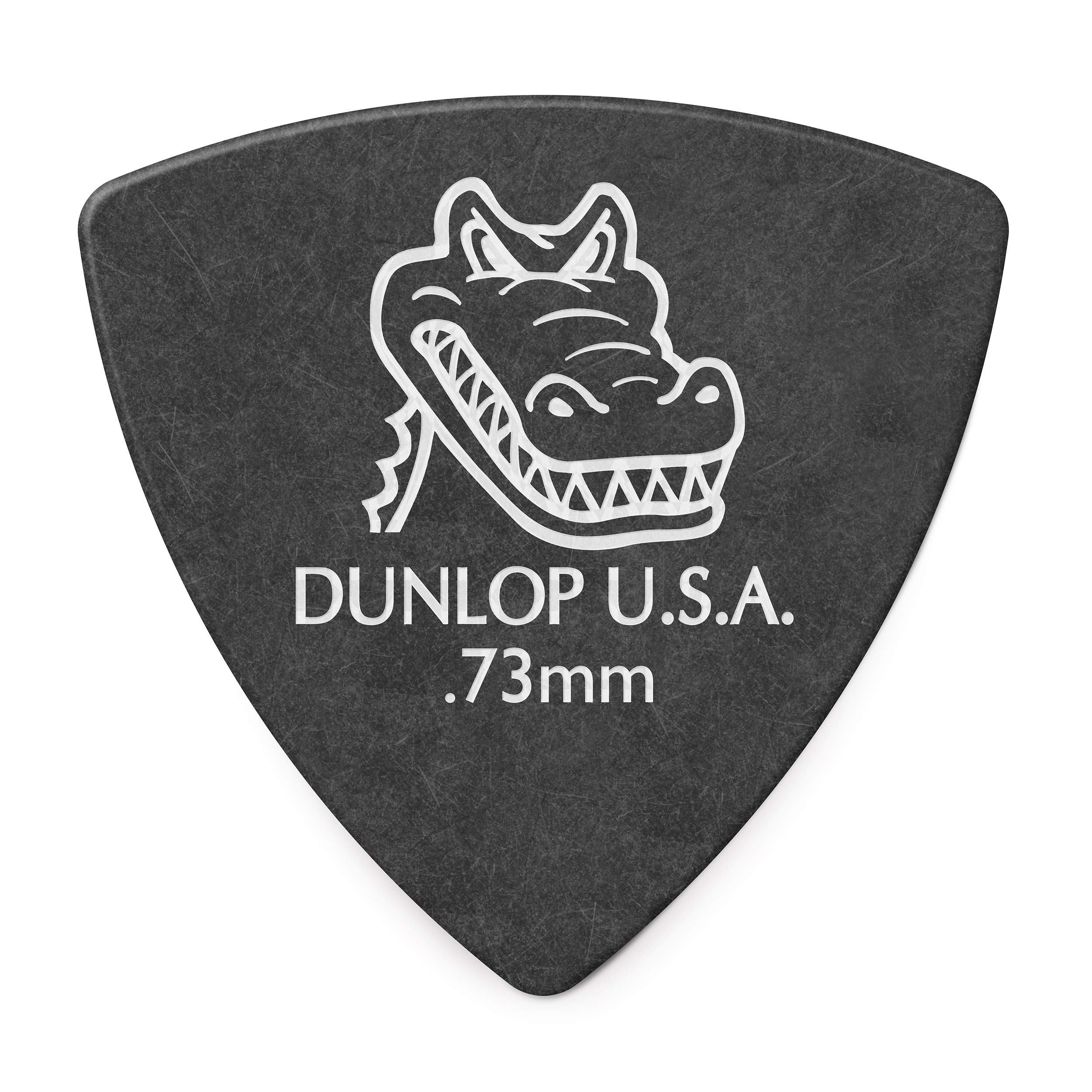Palhetas De Guitarra Jim Dunlop Gator Grip Small Triangle 0,73 Mm, Pacote Com 6