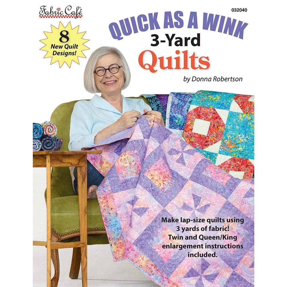 Colchas De 3 Jardas Pattern Book Fabric Cafe Quick As A Wink, 1 Pacote