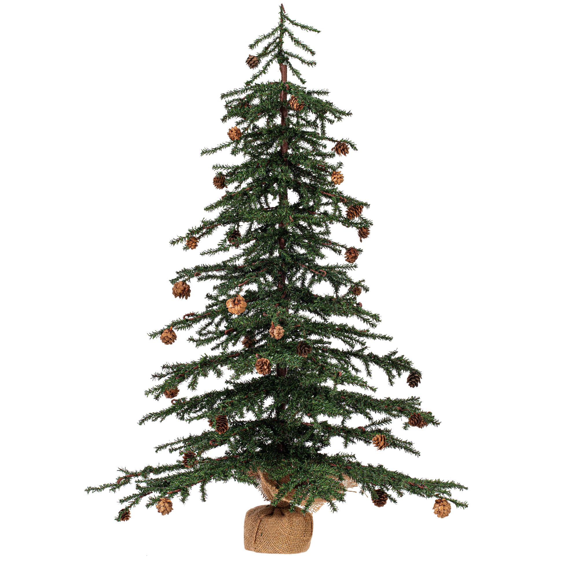 Árvore De Natal Vickerman Caramel Pine 91cm Com 995 Pontas De Pvc