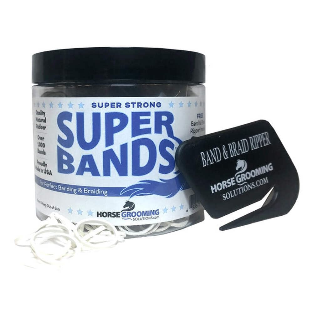 Horse Grooming Solutions Super Bands White 113g