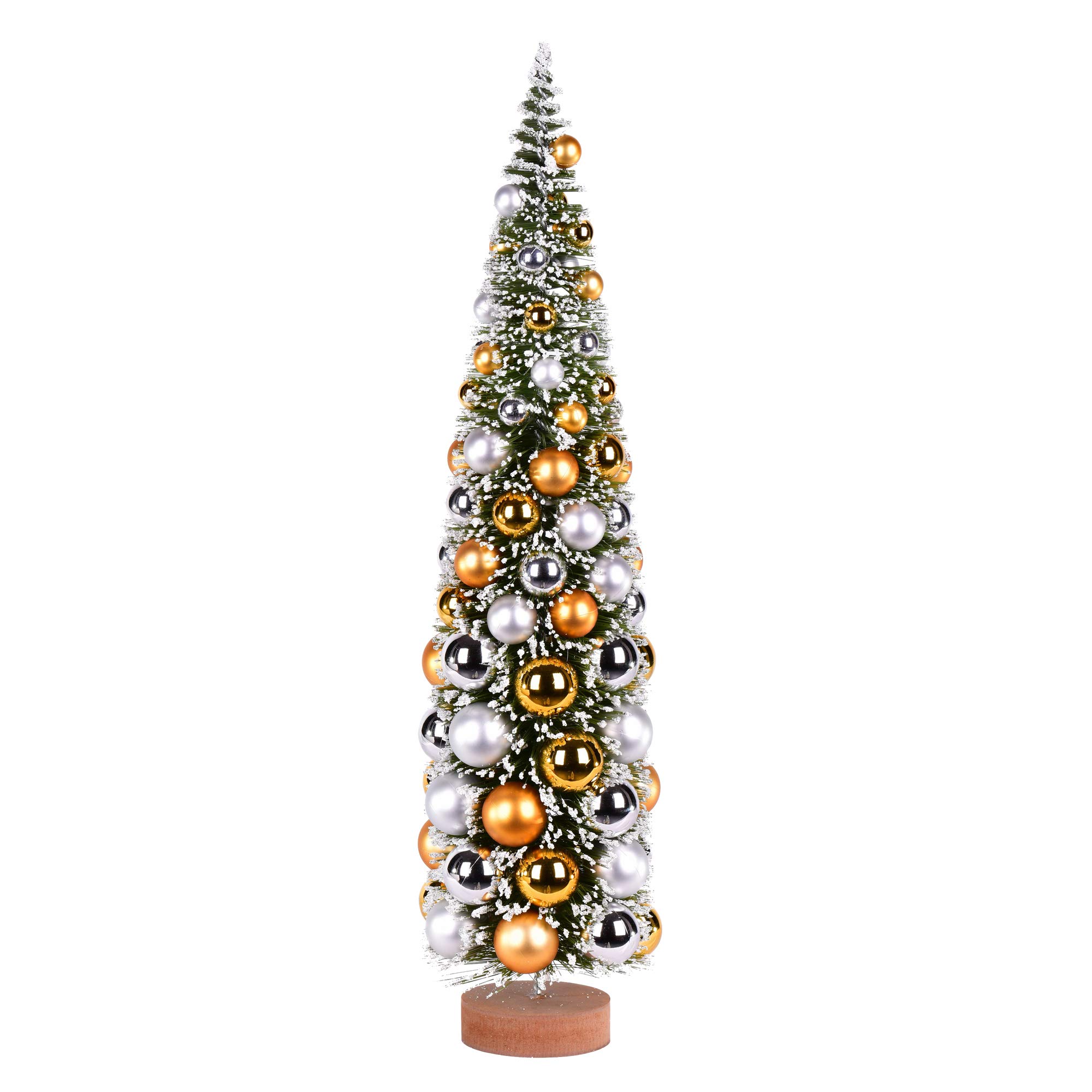 Árvore De Natal Vickerman Vintage Tabletop De 24 Polegadas Com Enfeites