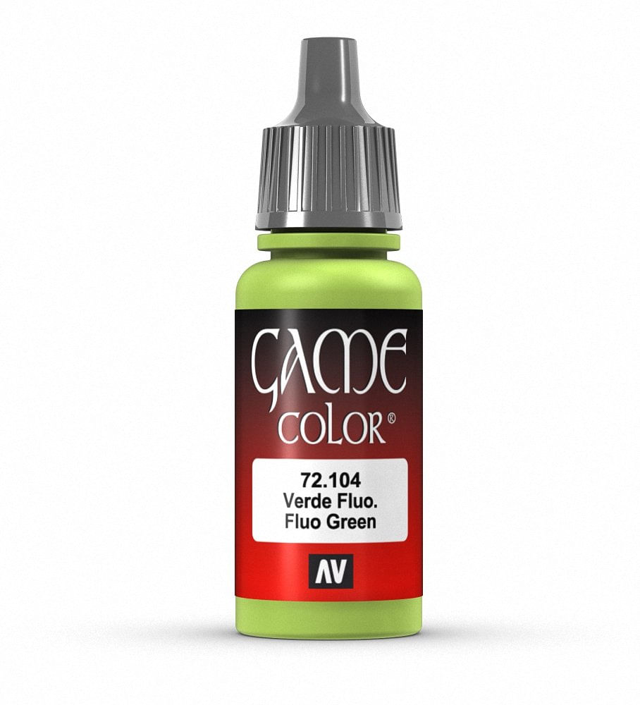 Paint Vallejo Game Color Fluorescente Verde 17ml