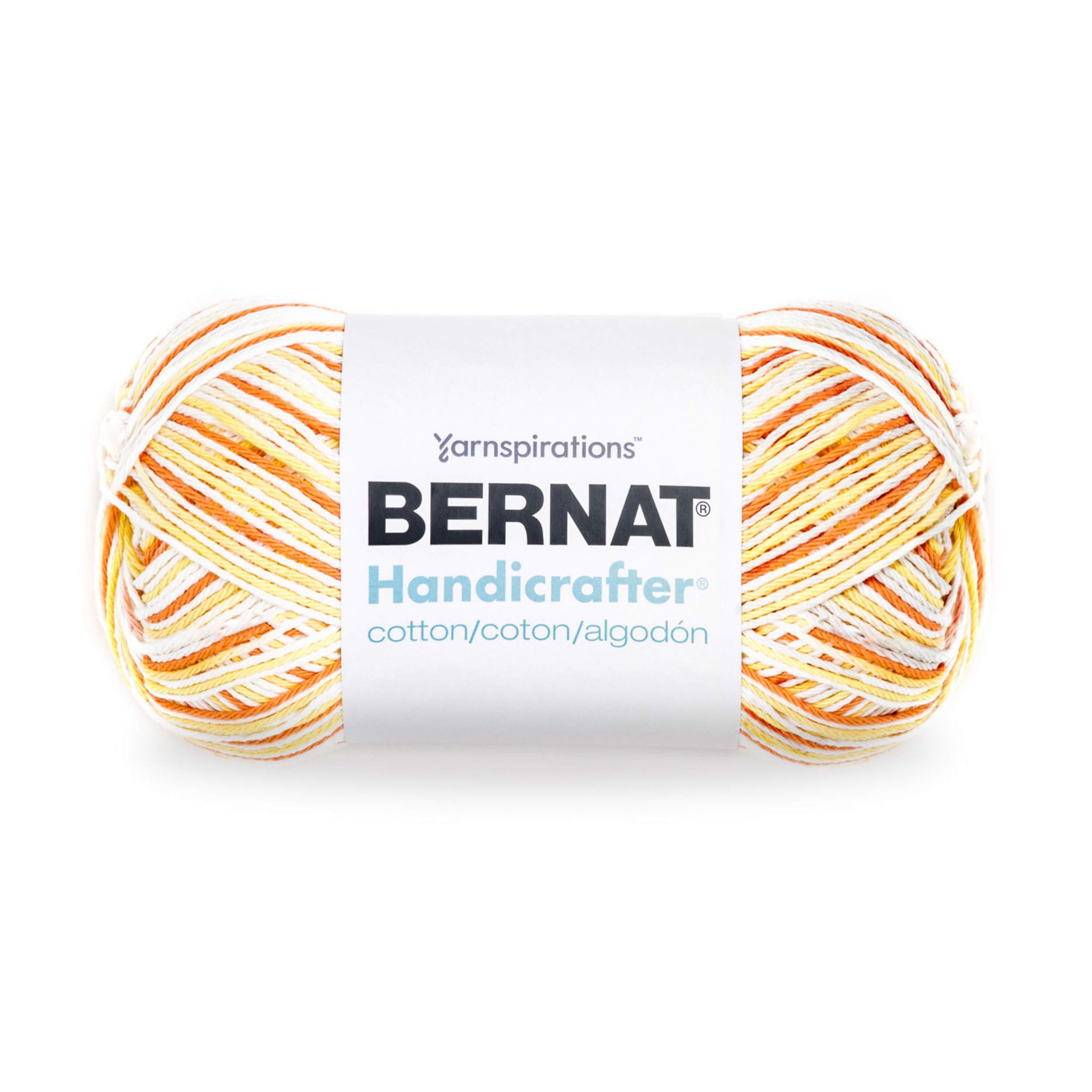 Hilo De Algodón Bernat Handicrafter Worsted Medio Creamsicle