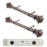 Varilla Lateral Para Cortinas Casafoyer Norma 1.5 Pulgadas 30-50 Cm Cocoa