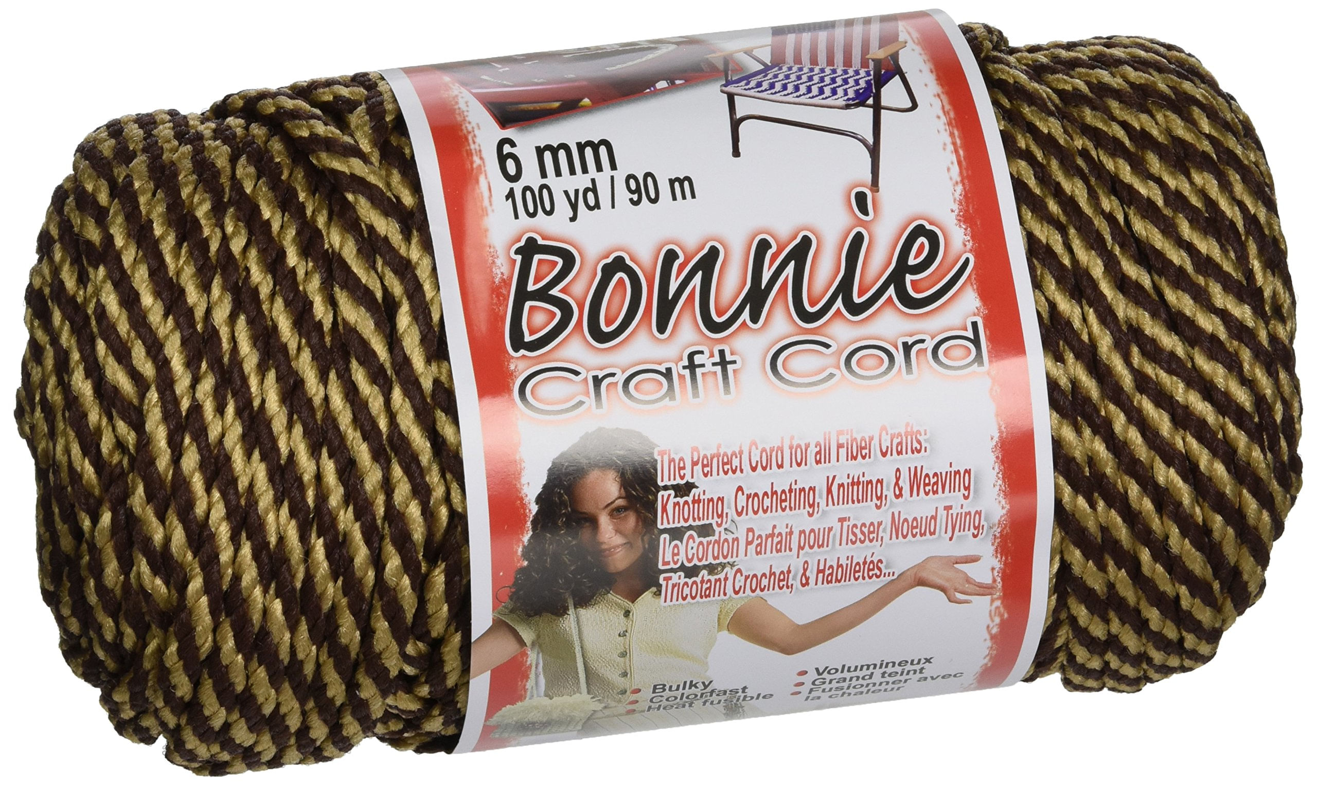 Cordón Para Manualidades Macramé Pepperell Bonnie 6 Mm X 90 M Marrón