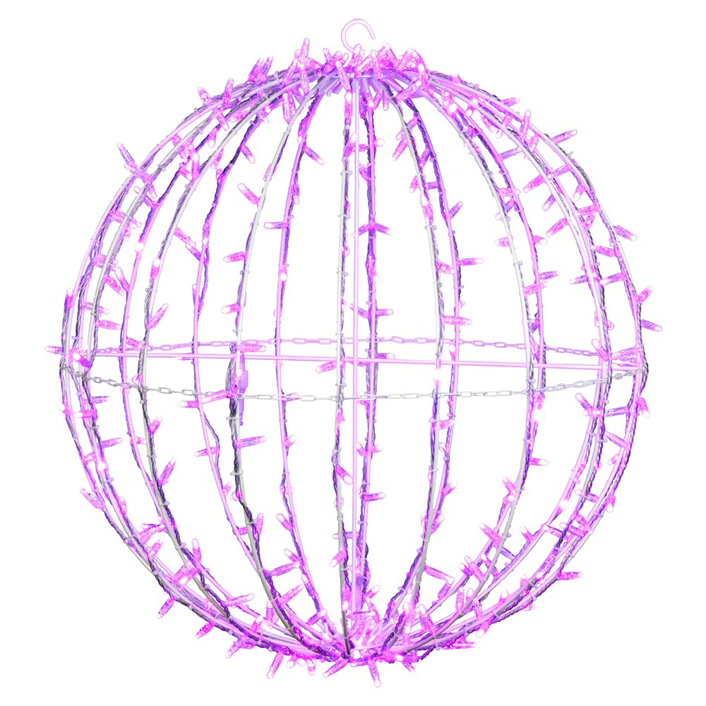 Esfera Led Vickerman Twinkle Rosa 324 Luces 324l X 30 Cm
