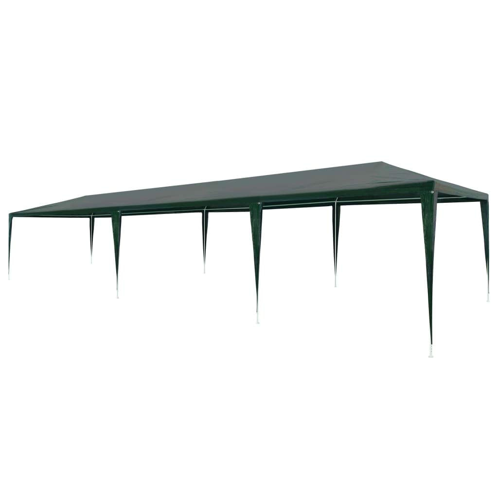 Carpa Para Fiestas Casafoyer Pe Verde 3x9 M Con Estructura De Acero Antioxidante