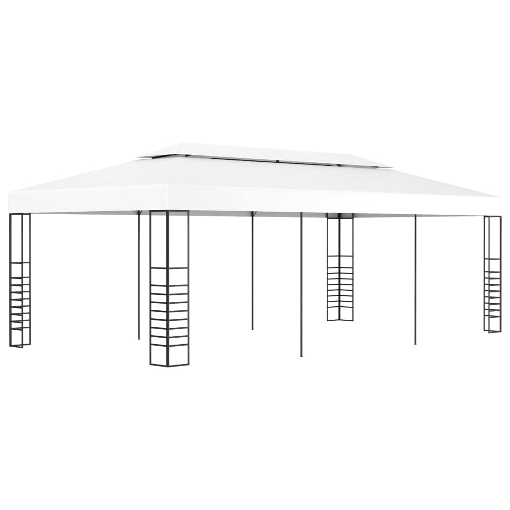 Gazebo Casafoyer Carpa 236,2x118,1 Cm Blanco Para Eventos Al Aire Libre