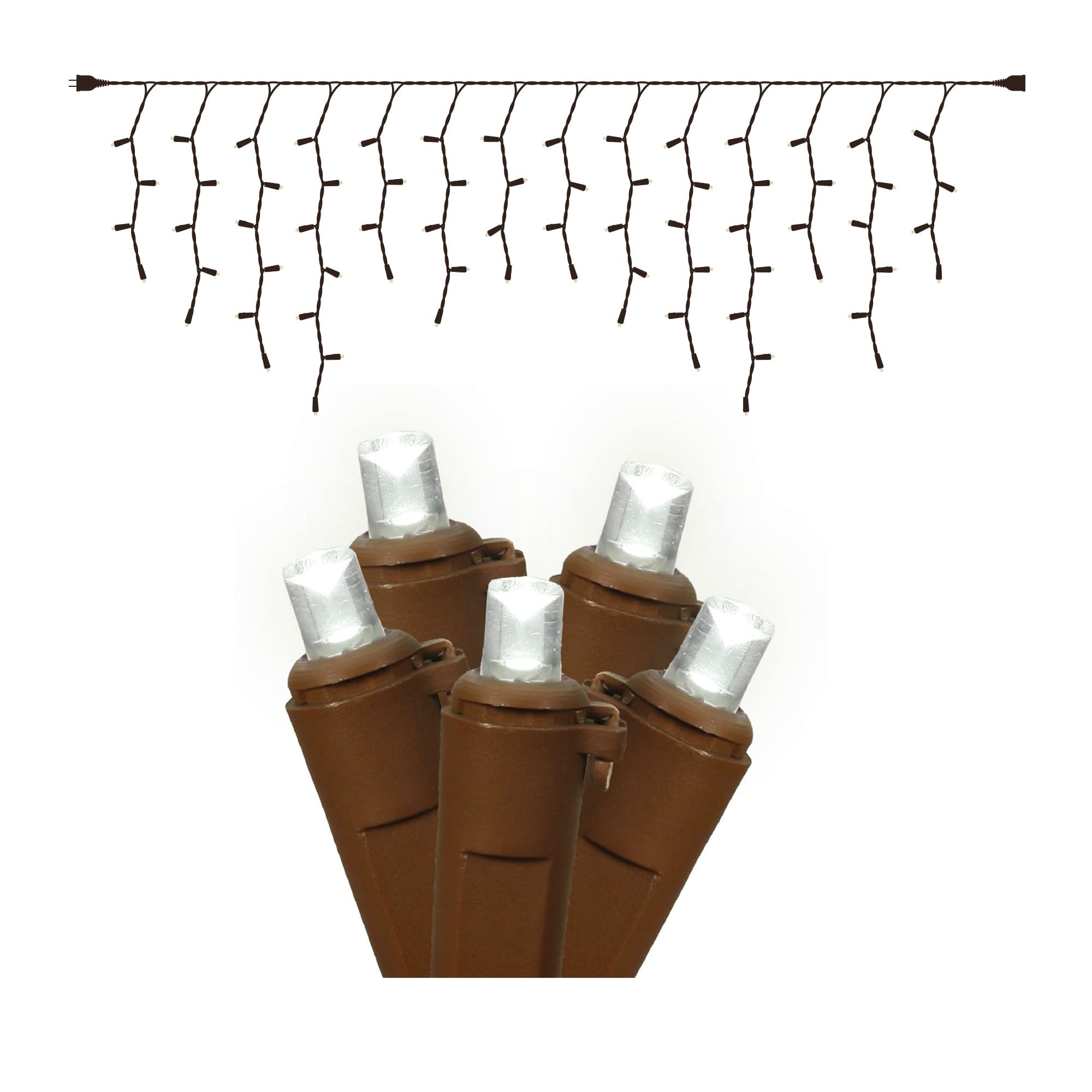 Cadena De Luces Vickerman 70 Led Ángulo Amplio Blanco Puro