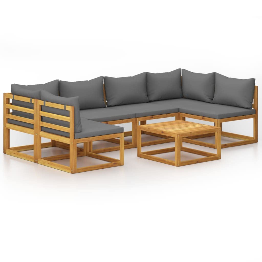 Conjunto De Lounge Para Jardín Casafoyer En Madera Maciza De Acacia, 4 Piezas