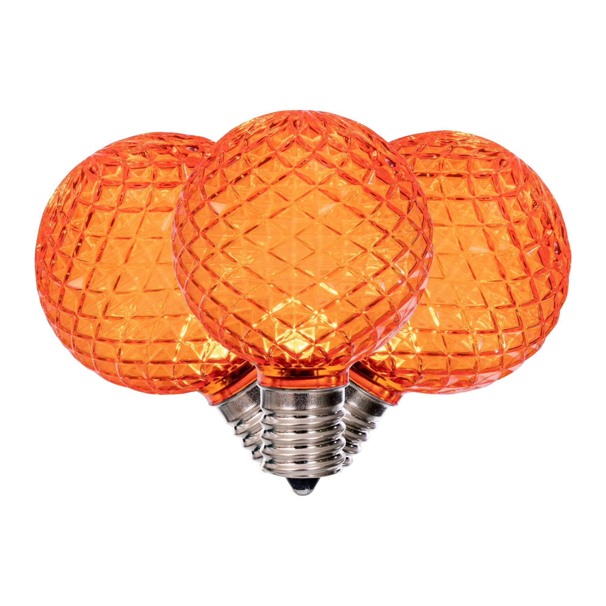 Foco De Repuesto Vickerman G50 Led Naranja E17/C9 Base De Níquel