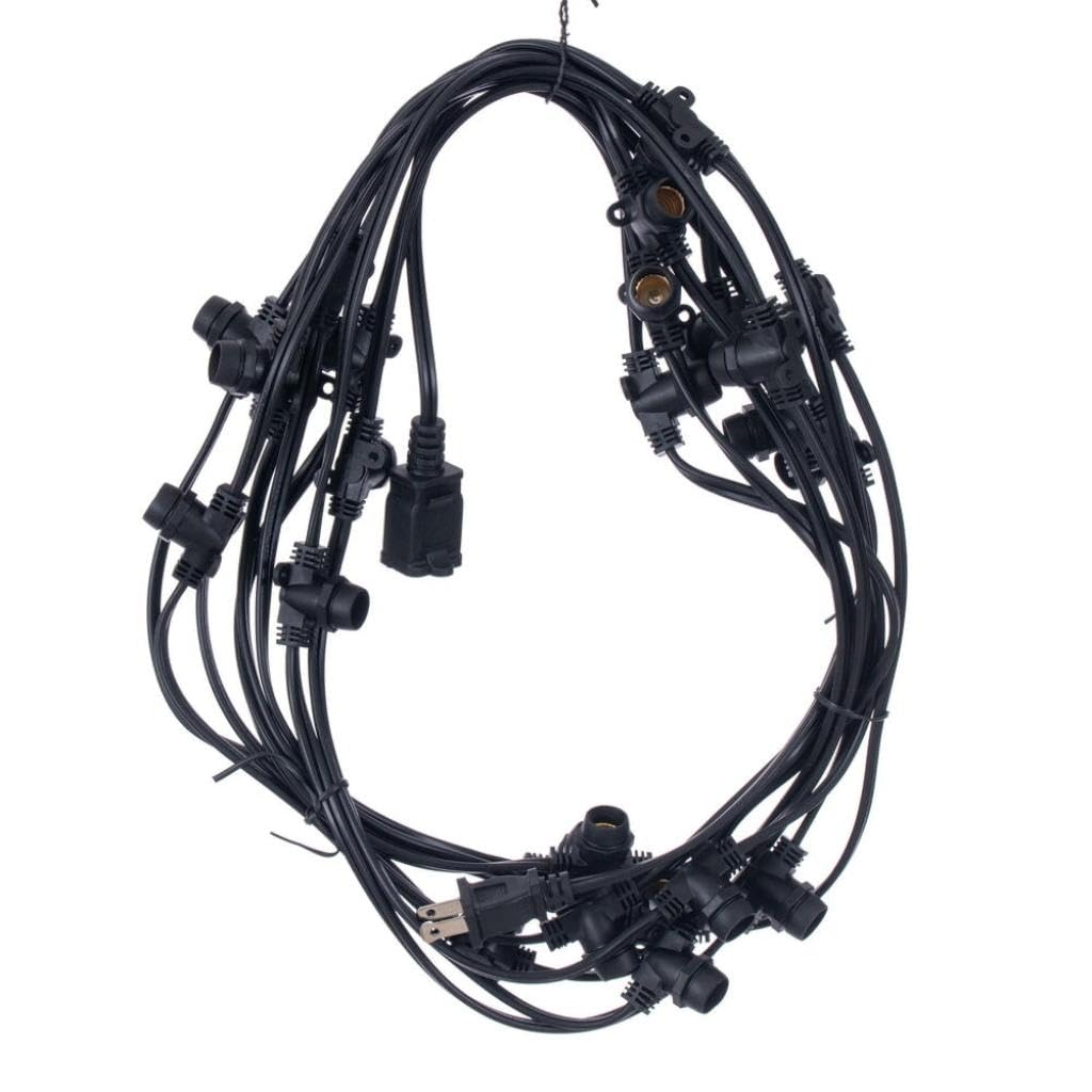 Set De Guirnalda De Luces Navideñas Vickerman Vc9k12264 Negro 100 M