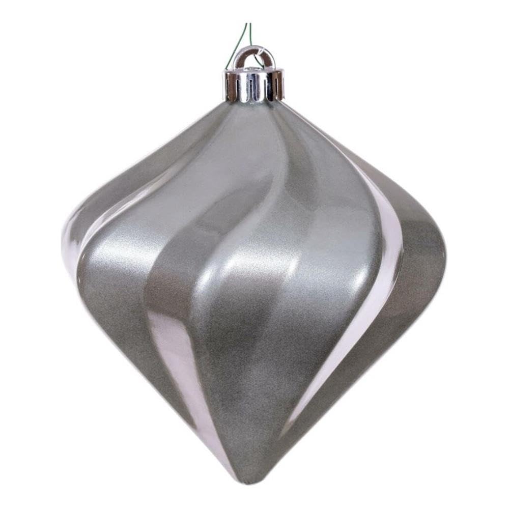 Adornos Navideños Vickerman Espiral Diamante Acabado Dulce En Estaño