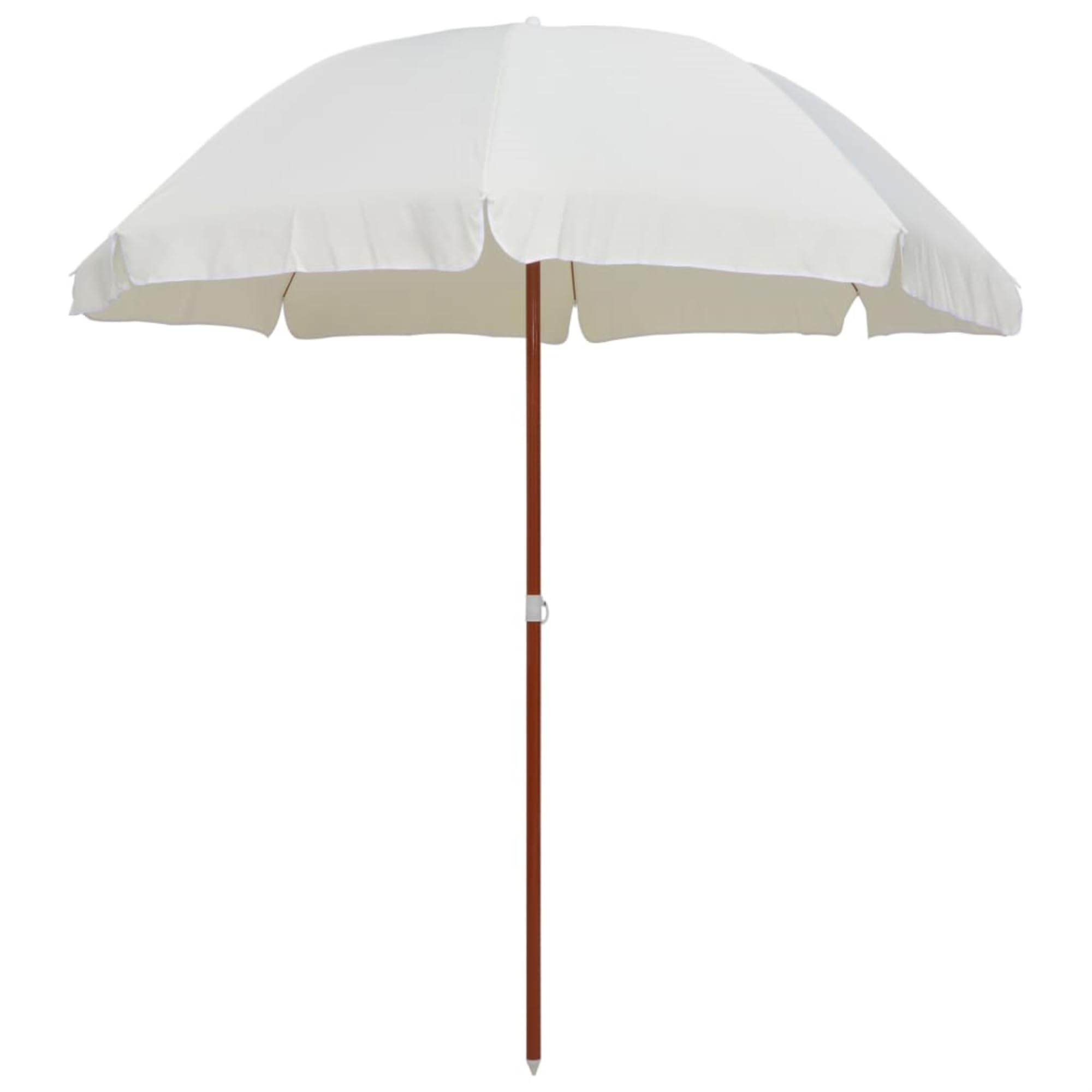 Parasol Casafoyer Con Poste De Acero, Diámetro 240 Cm, Color Arena