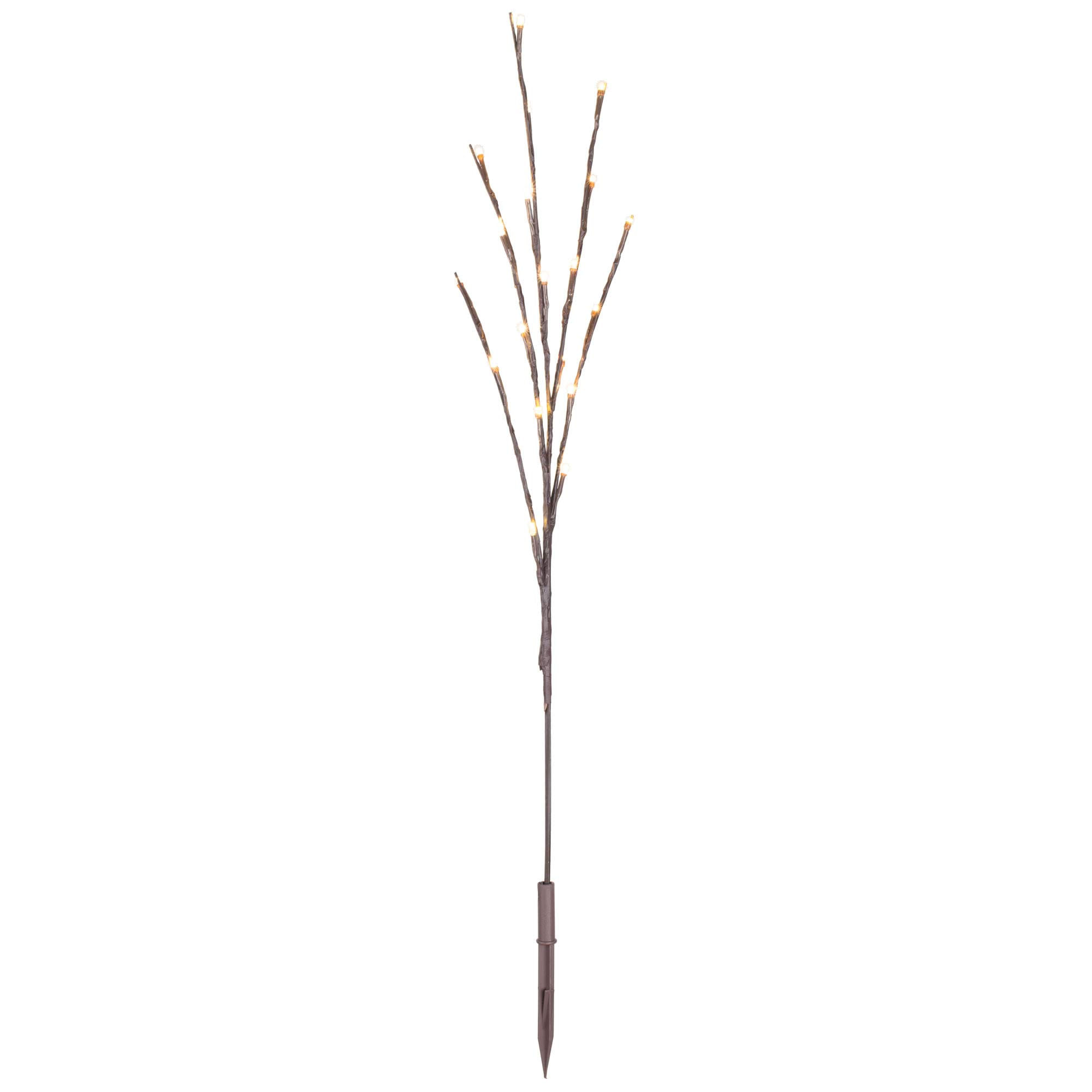 Conjunto De Luces De Ramas Navideñas Vickerman 60 Led Blanco Cálido X3