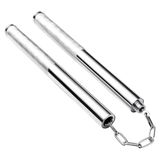 Nunchaku 2 Em 1 Bastão De Aço Kung Fu Karatê Treino 528