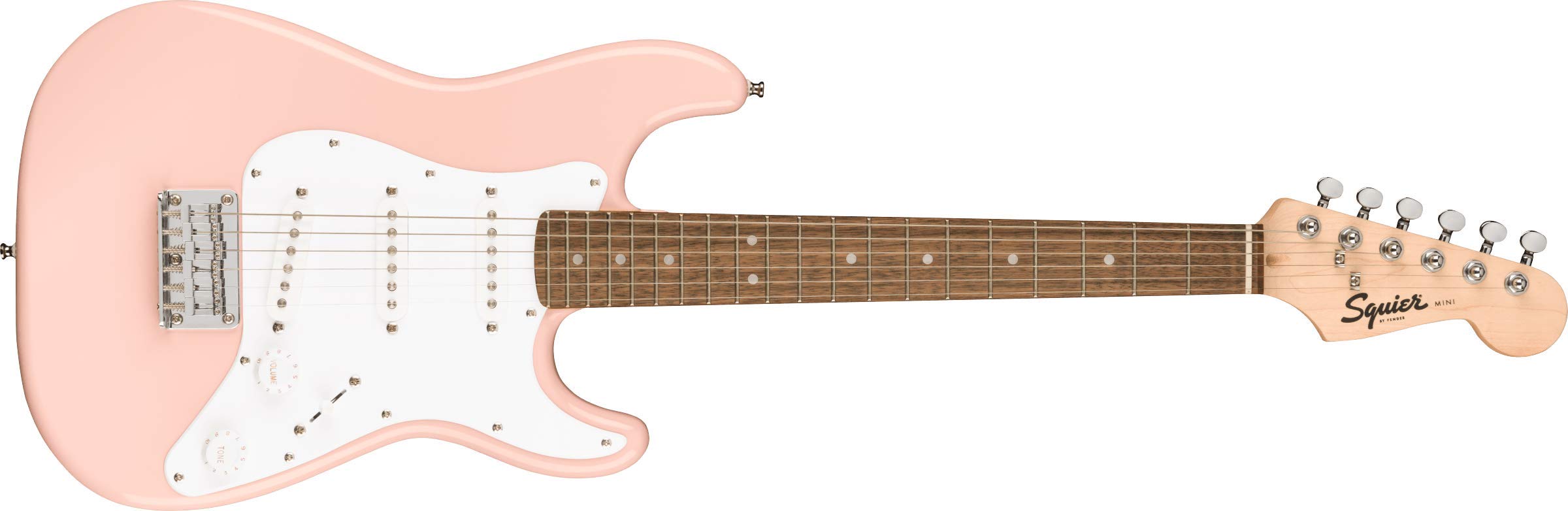 Guitarra Elétrica Fender Squier Mini Stratocaster Shell Pink
