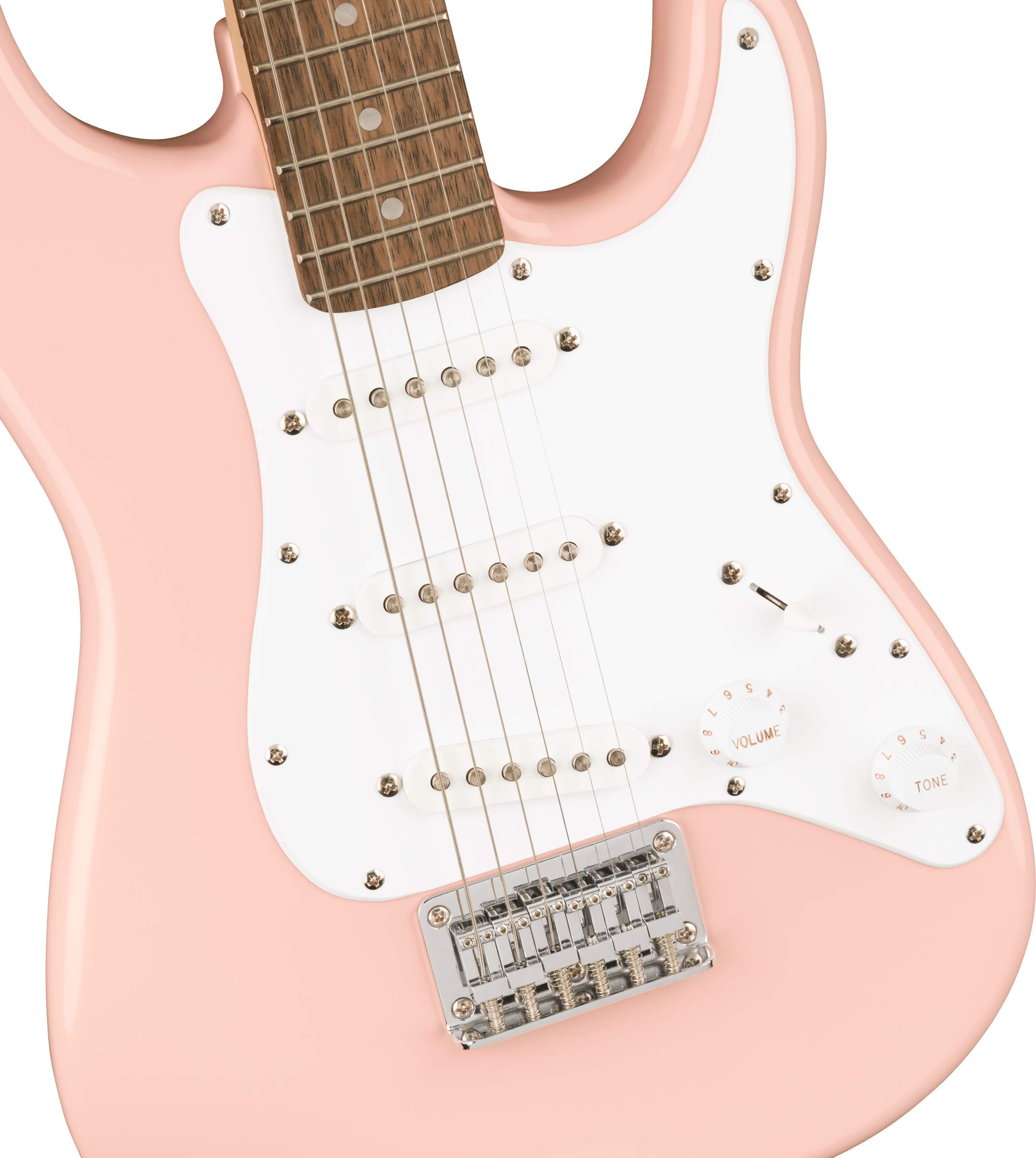 Guitarra Elétrica Fender Squier Mini Stratocaster Shell Pink