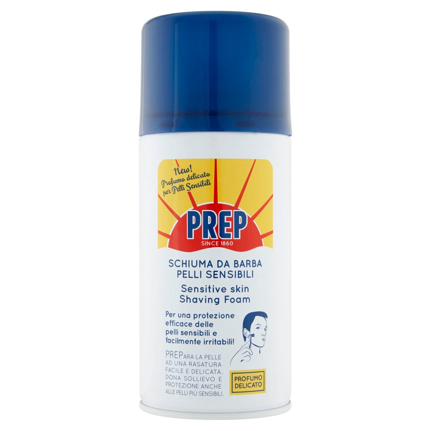 Espuma De Afeitar Prep Piel Sensible 300 Ml